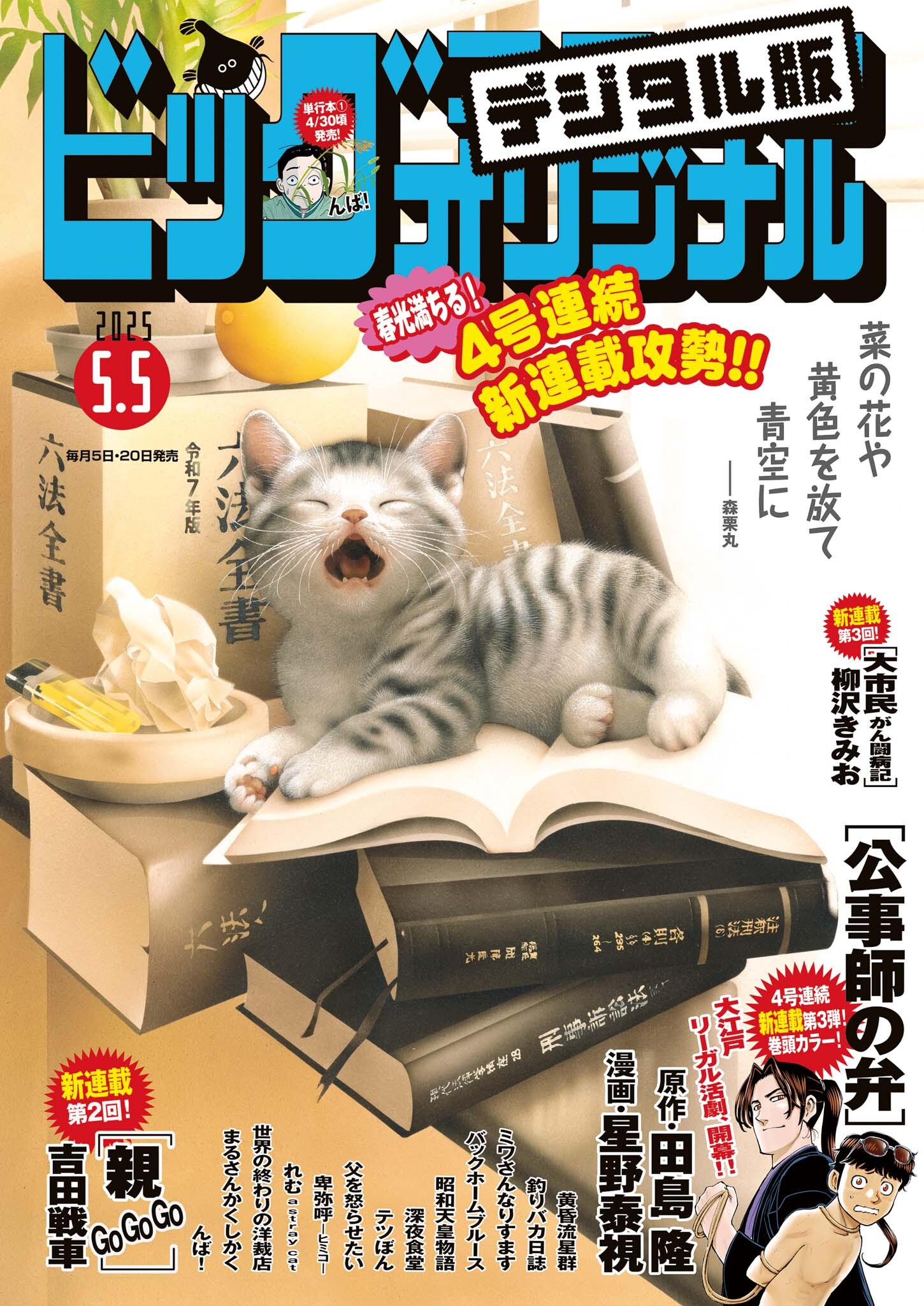 ビッグコミックオリジナル　2025年9号（2025年4月18日発売)