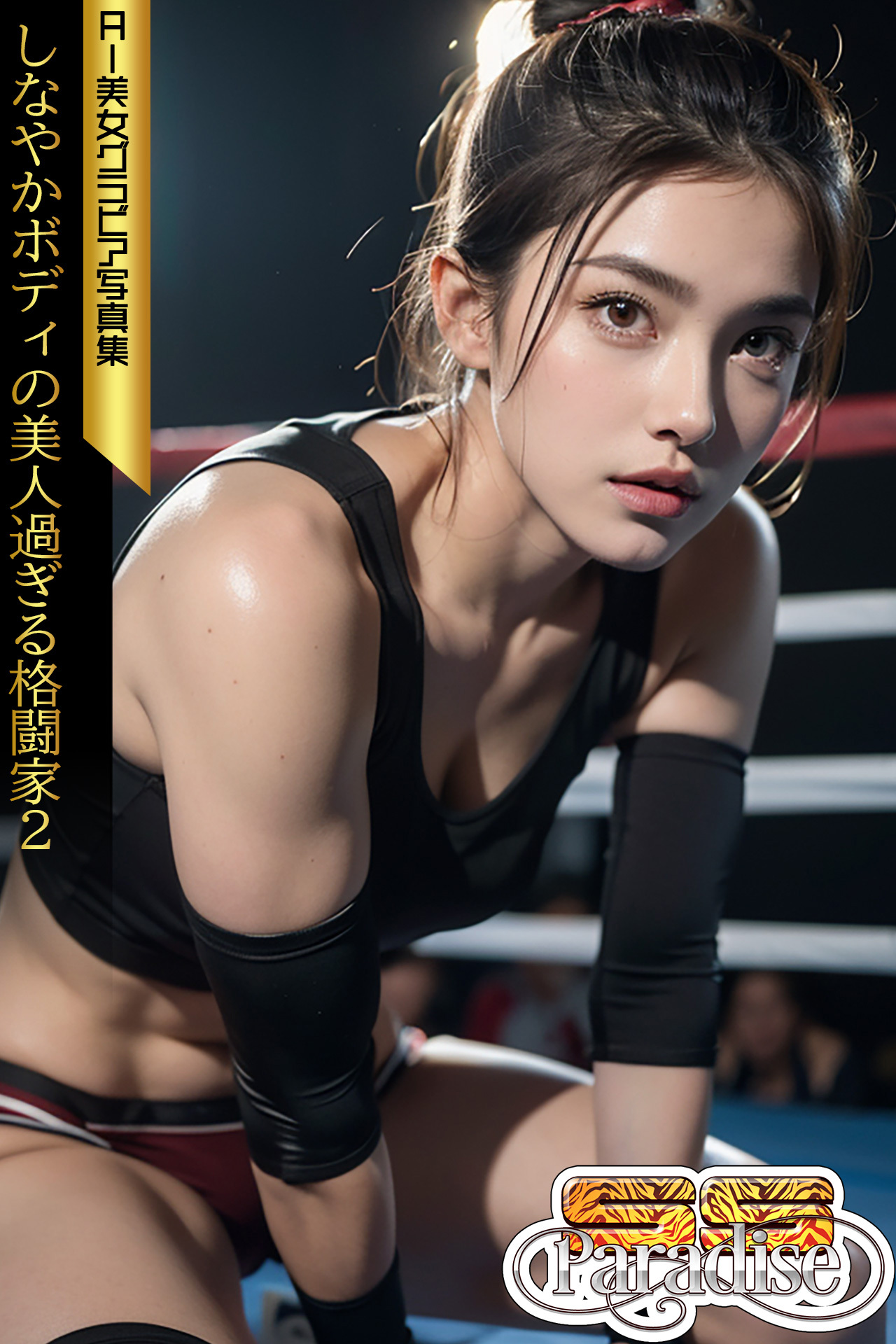 しなやかボディの美人過ぎる格闘家２　AI美女グラビア写真集【SS-Paradise】