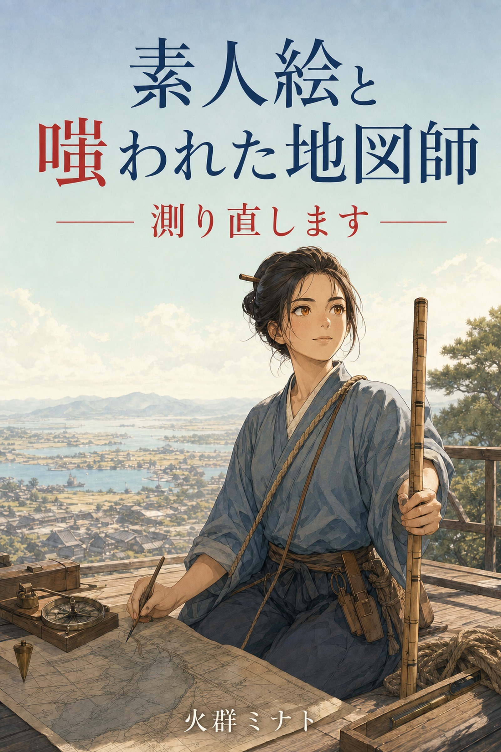 「素人絵」と測量頭に嗤われた地図師ですが、辺境伯の三領で道を測り直したら、様式から外れた渡し四つと間道二十七本が図から消されていました