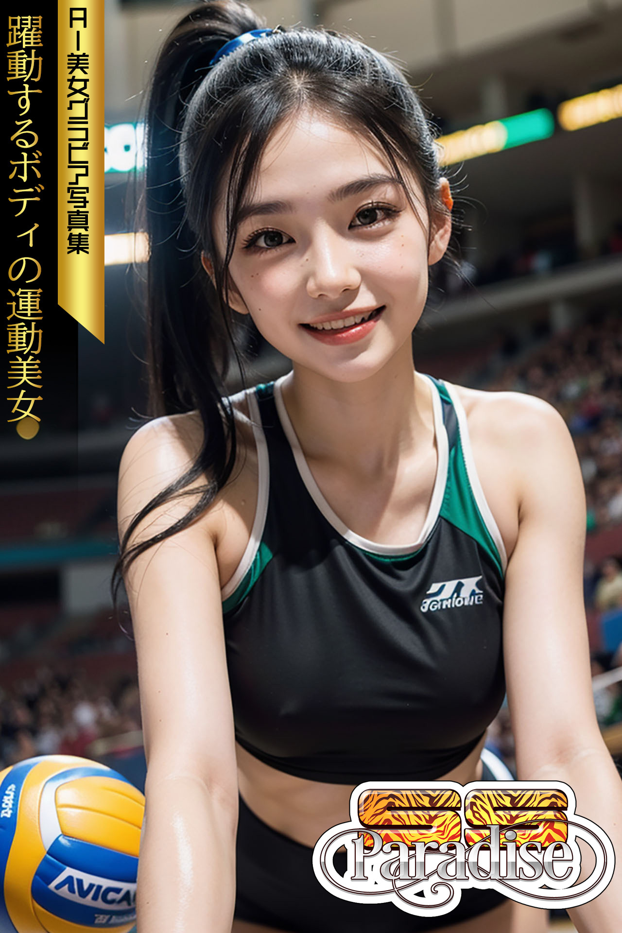 躍動するボディの運動美女　AI美女グラビア写真集【SS-Paradise】