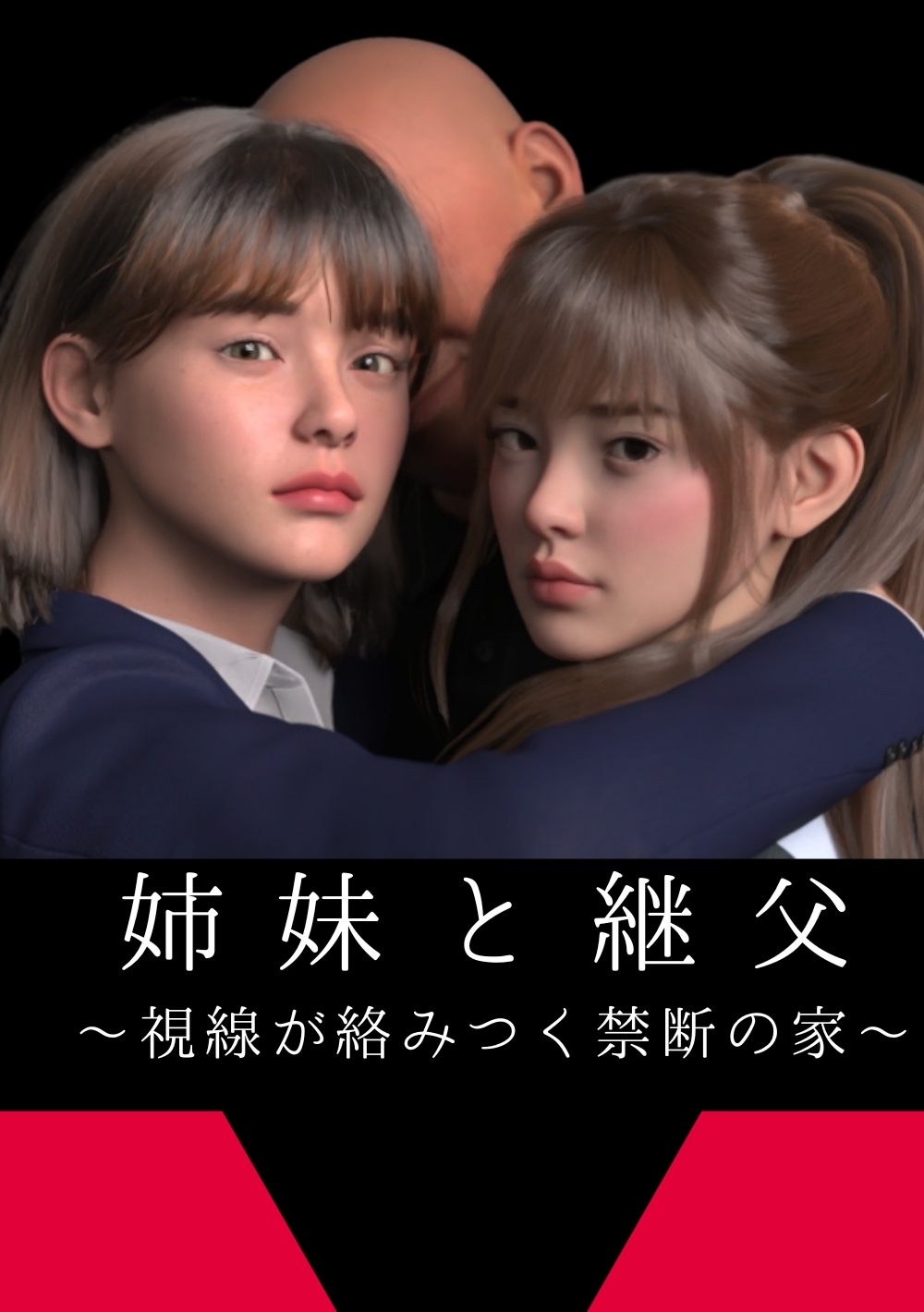 姉妹と継父 ～視線が絡みつく禁断の家～ 1