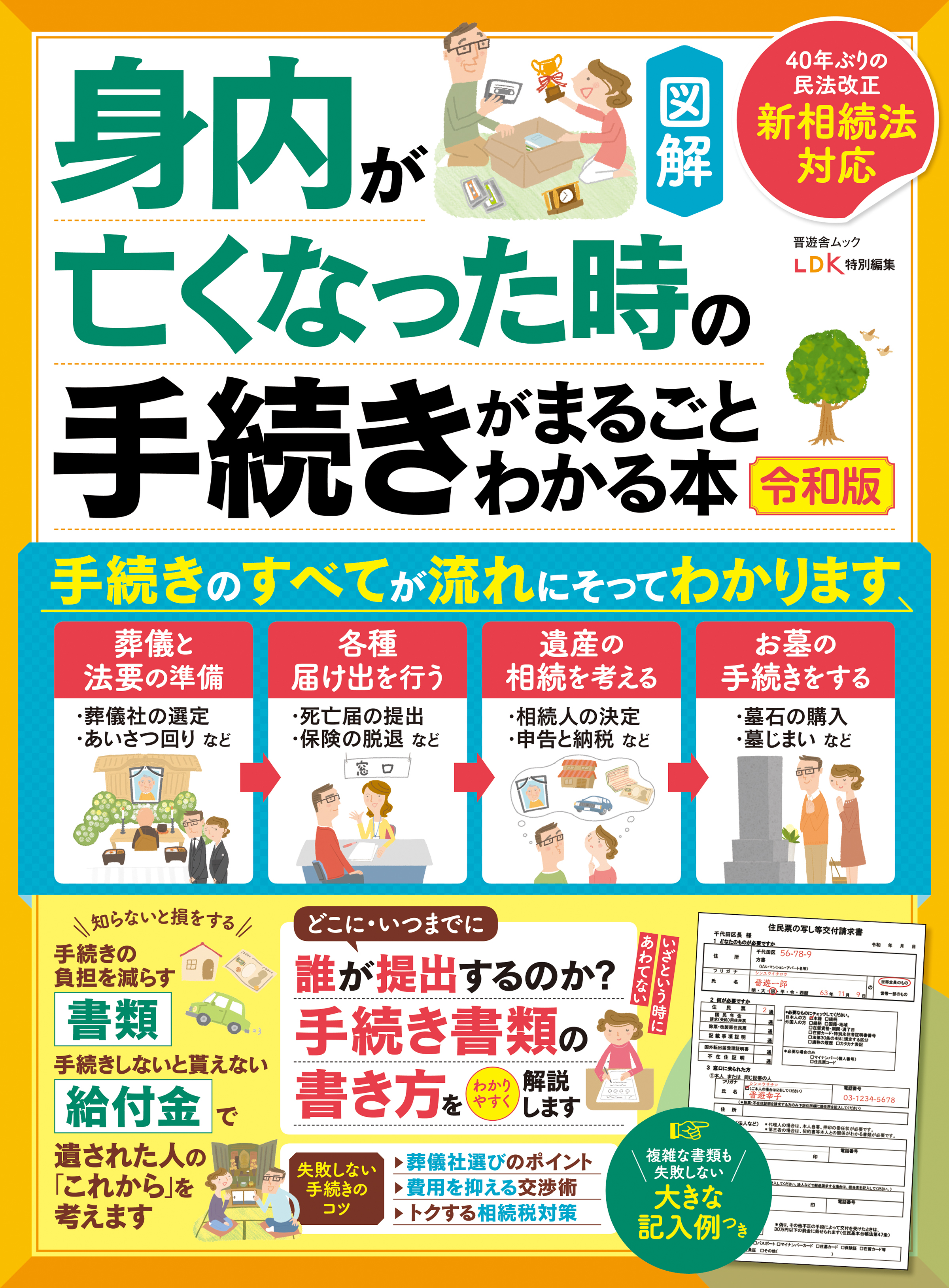 晋遊舎ムック　身内が亡くなった時の手続きがまるごとわかる本 令和版