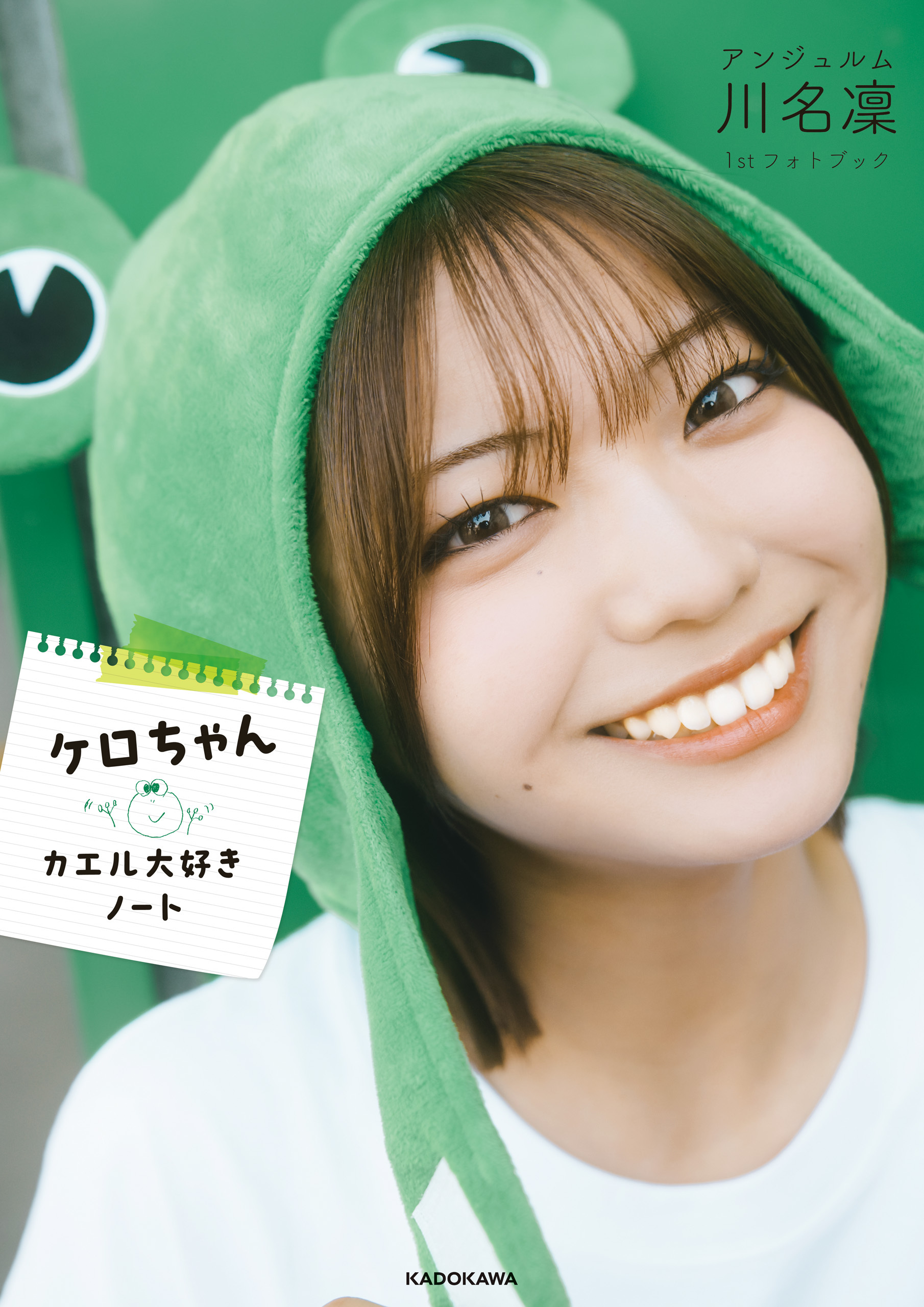アンジュルム川名凛1stフォトブック　ケロちゃん　カエル大好きノート