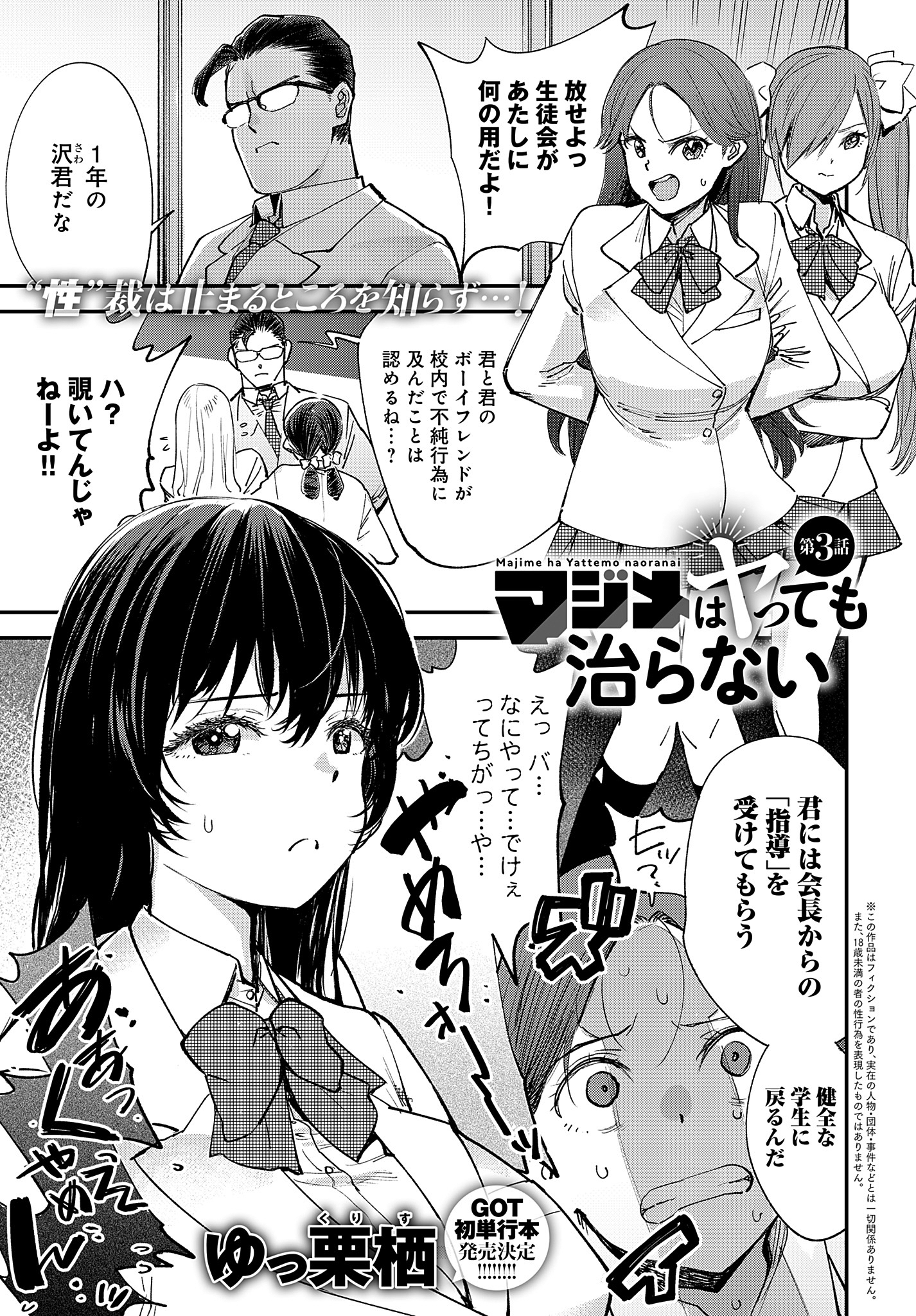 マジメはヤっても治らない