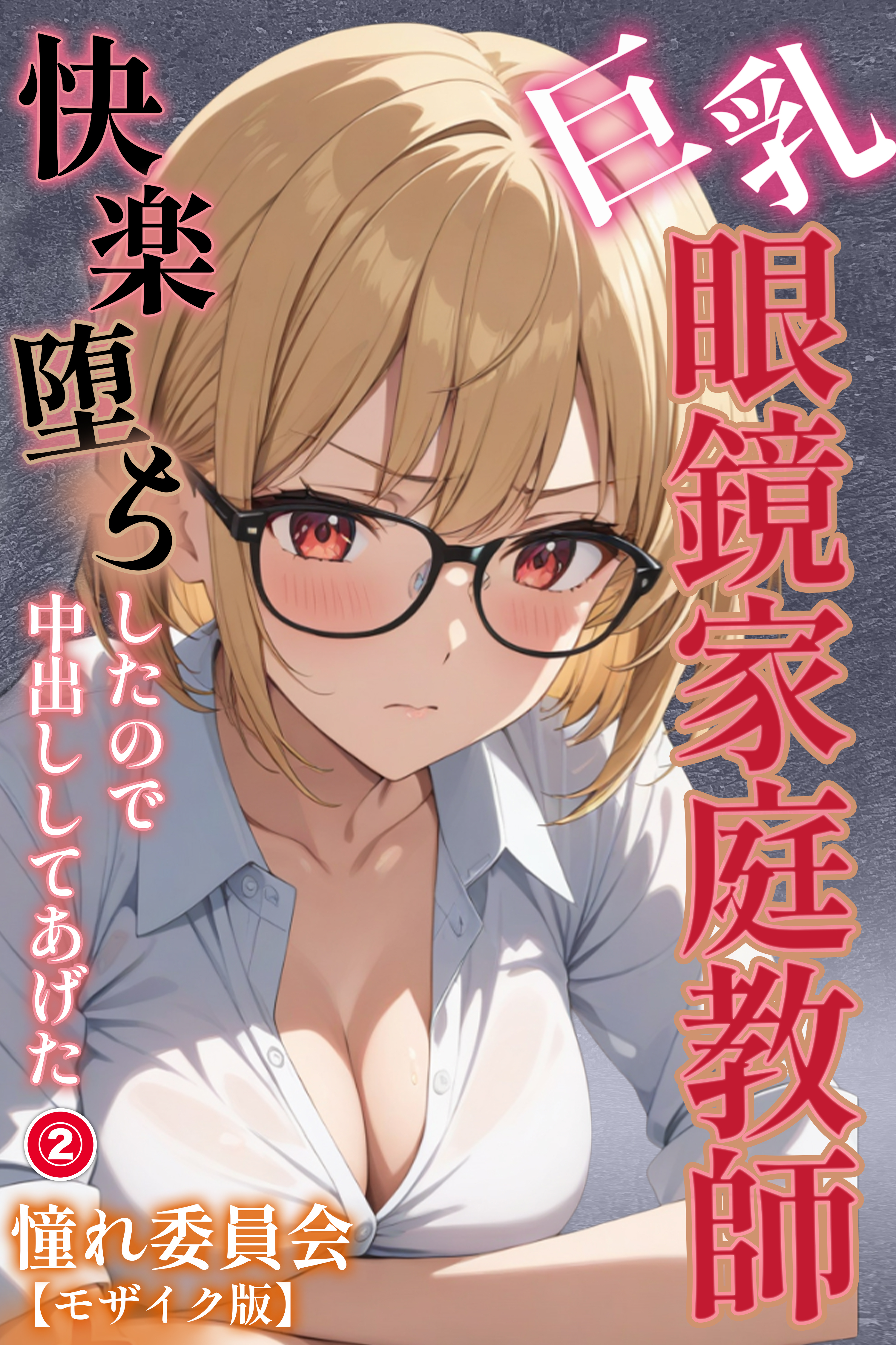 巨乳眼鏡家庭教師　快楽堕ちしたので中出ししてあげた(単話)【モザイク版】