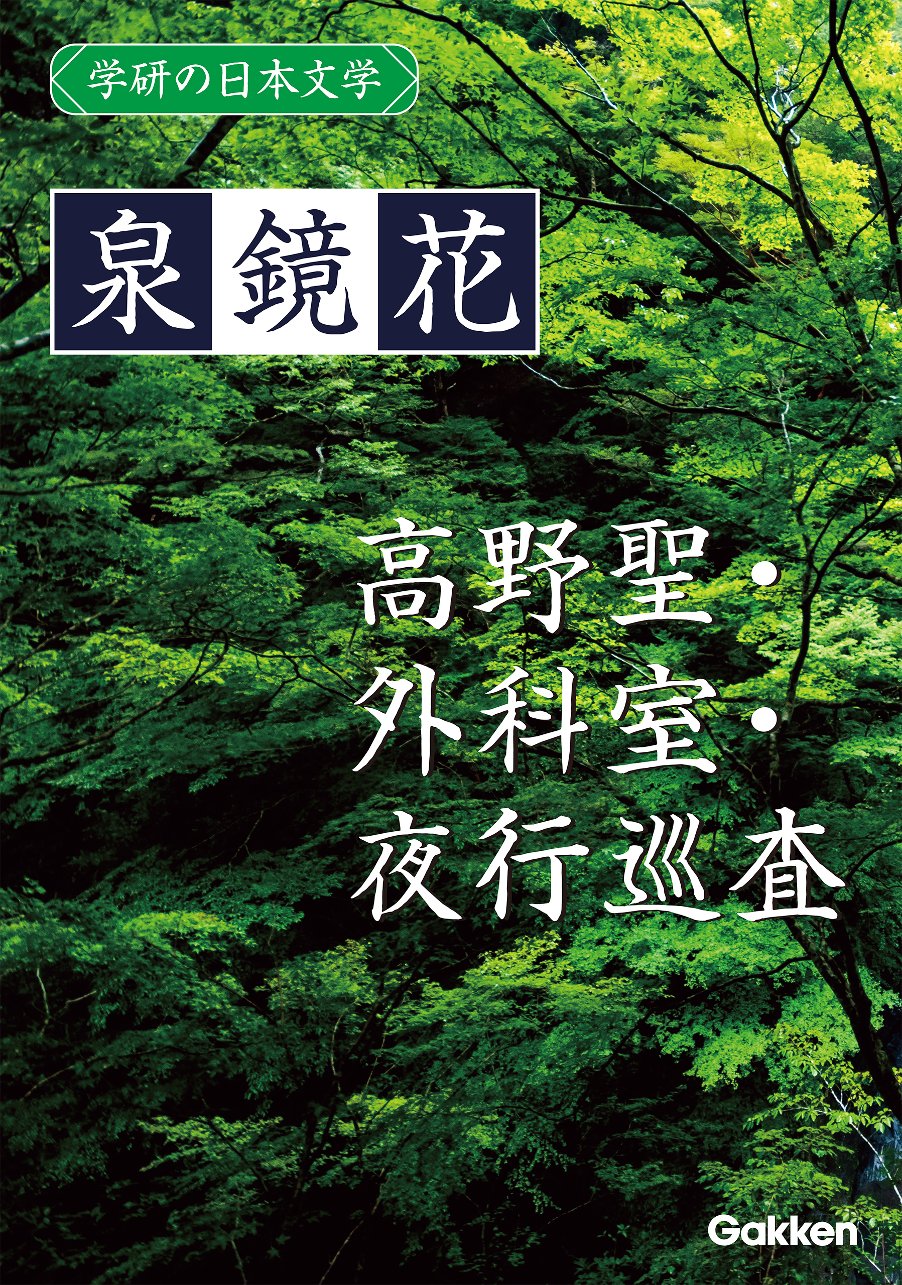 学研の日本文学 泉鏡花 夜行巡査 外科室 高野聖