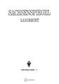 西洋法制史料叢書4:ザクセンシュピーゲル・ラント法