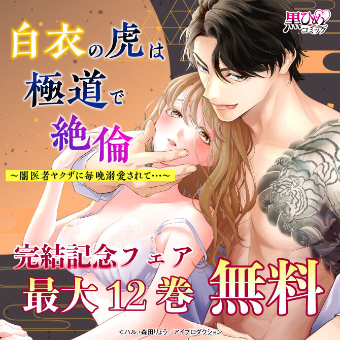 白衣の虎は極道で絶倫～闇医者ヤクザに毎晩溺愛されて…～完結記念フェア　無料＆割引