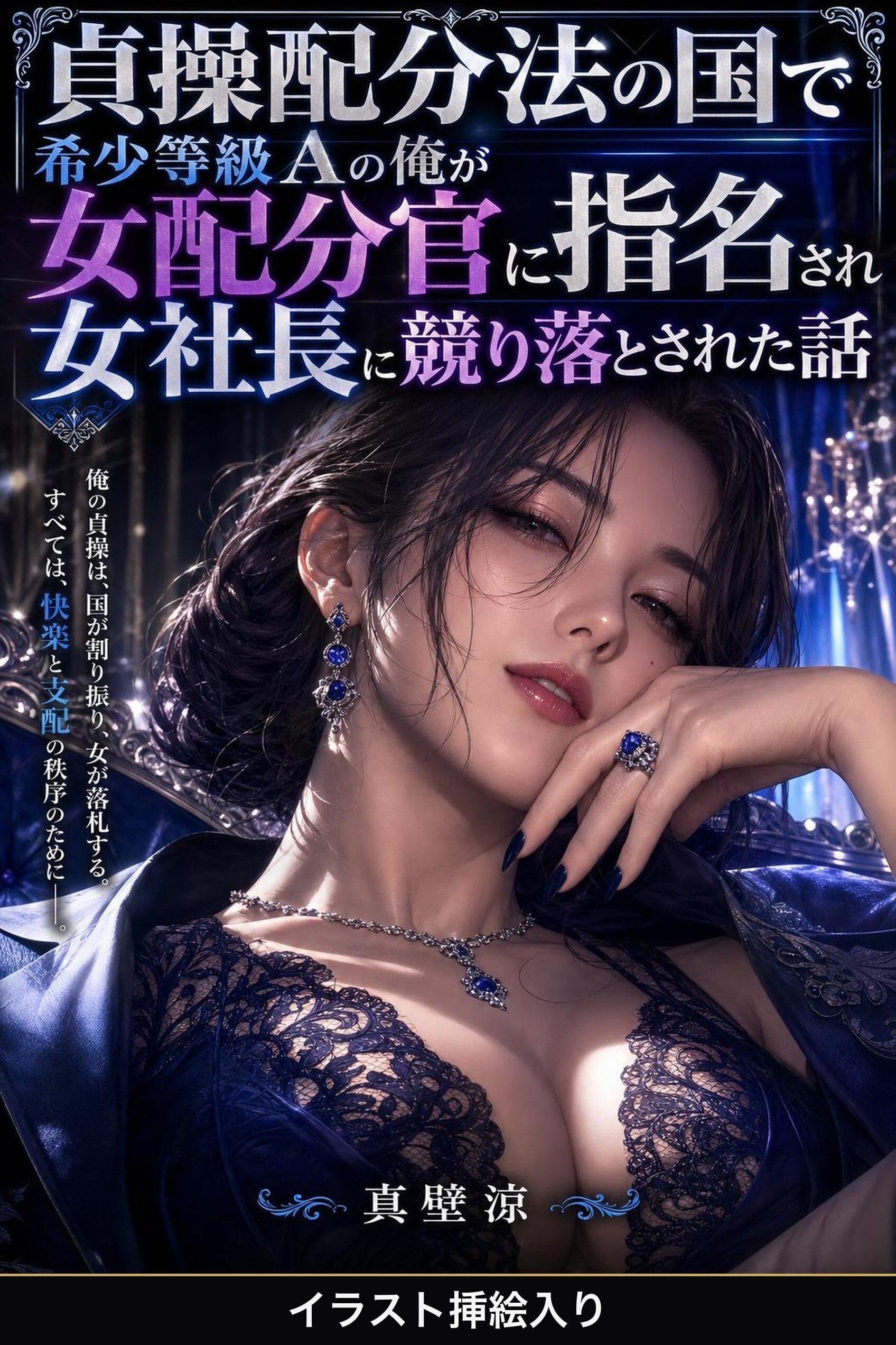 貞操配分法の国で希少等級Aの俺が女配分官に指名され女社長に競り落とされた話（挿絵版）
