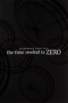 ナイトメア公式ツアーパンフレット 2011 TOUR 2011 the time rewind to ZERO