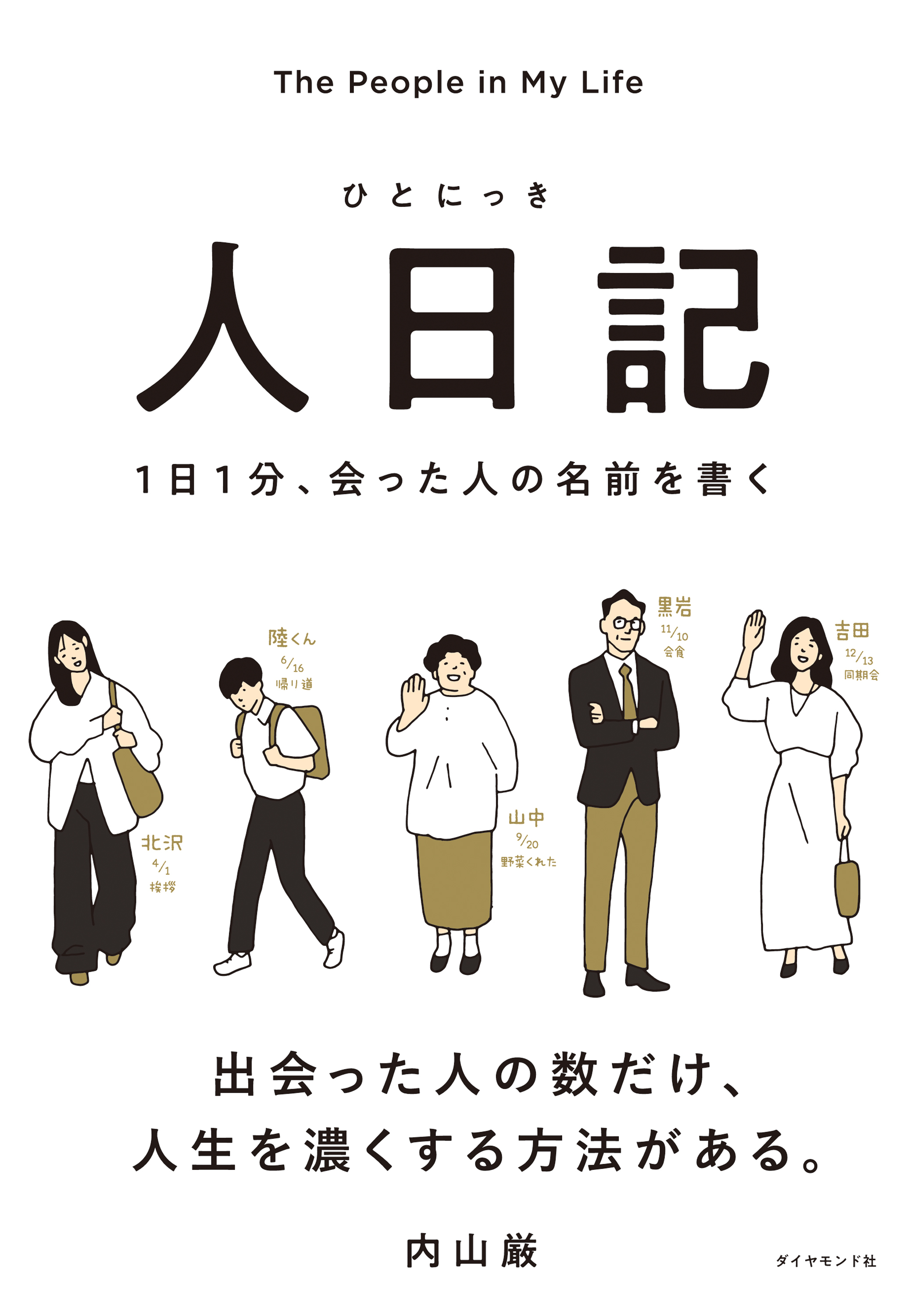 人日記　１日１分、会った人の名前を書く