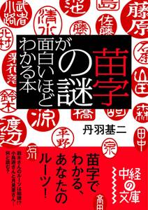 苗字の謎が面白いほどわかる本