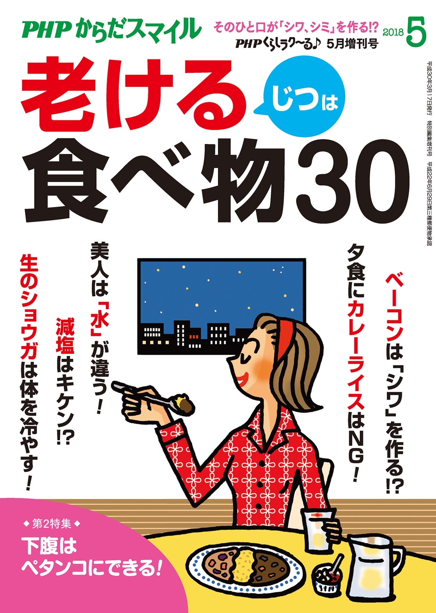 PHPくらしラクーる2018年5月増刊 じつは老ける食べ物30【PHPからだスマイル】