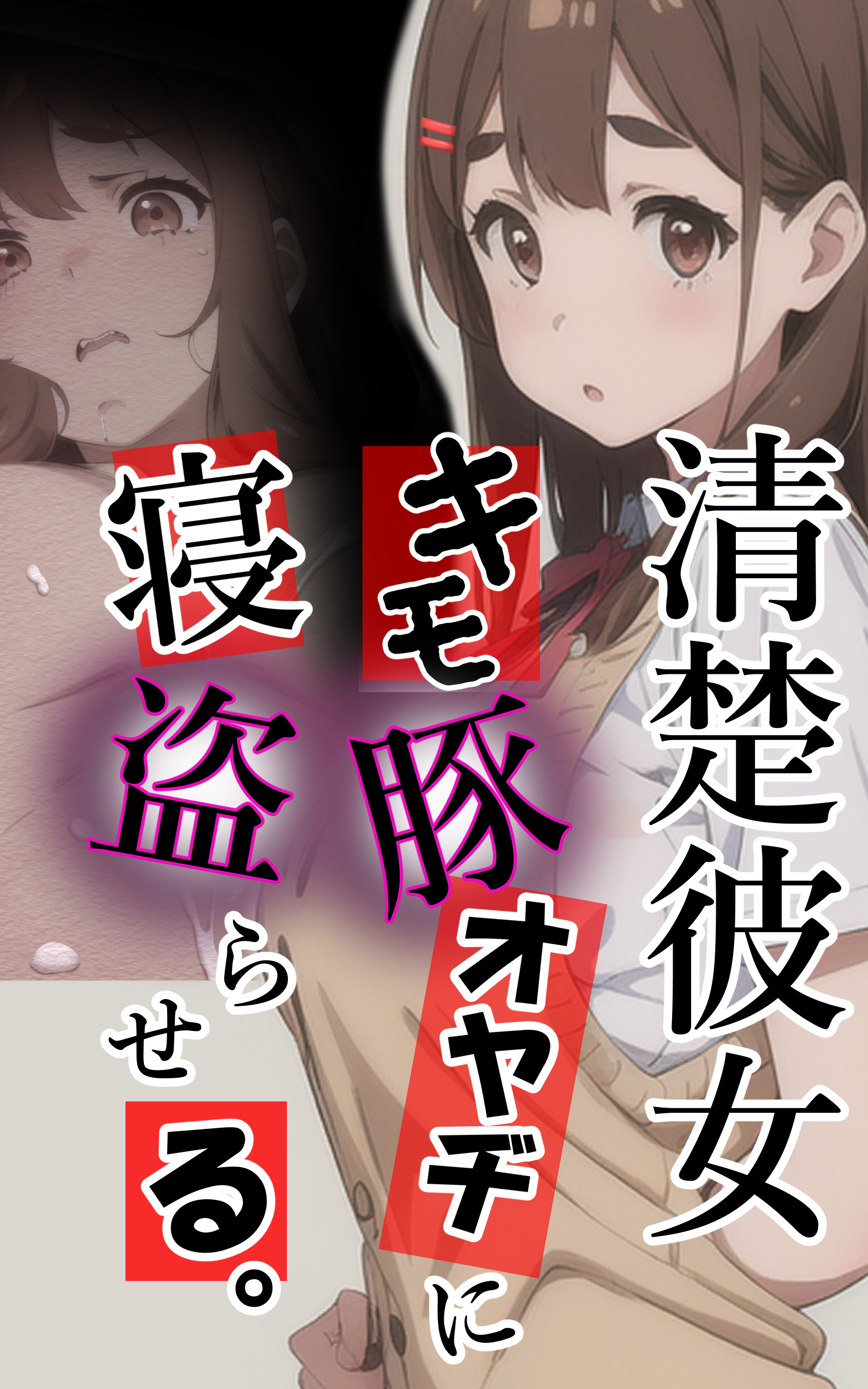 清楚彼女 キモ豚オヤヂに寝盗らせる。1