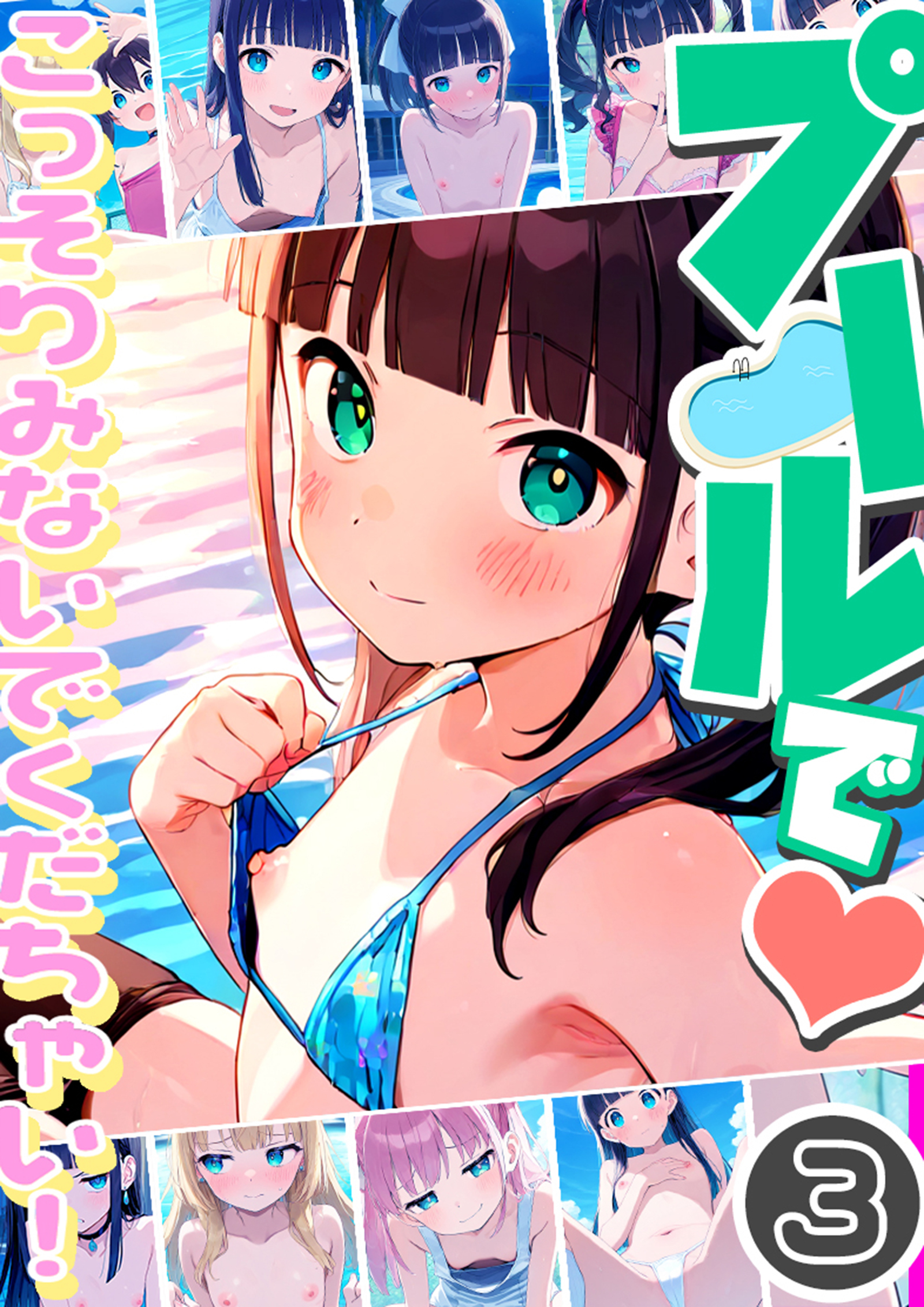 プールで…こっそりみないでくだちゃい！3