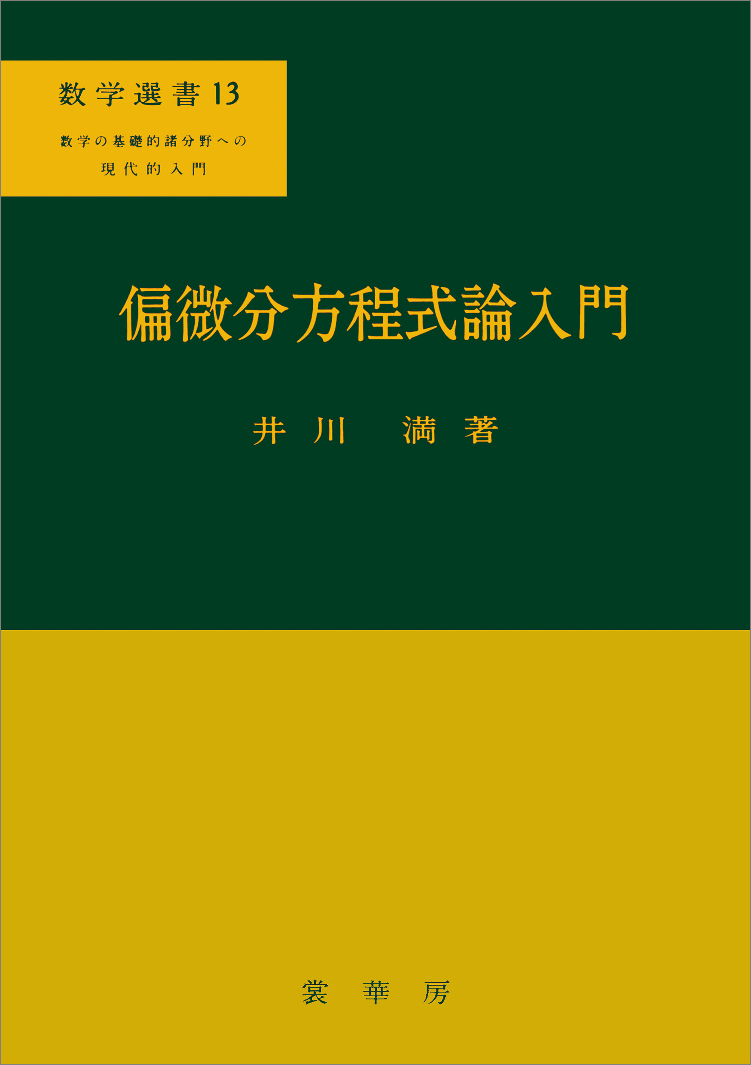 偏微分方程式論入門