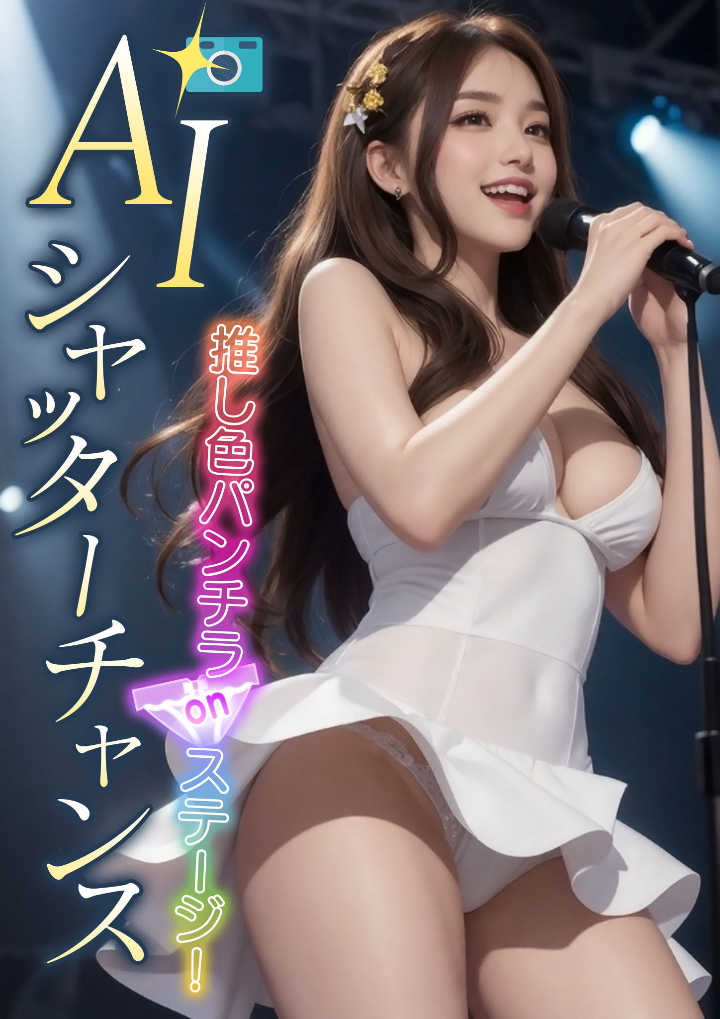 AIシャッターチャンス ～推し色パンチラonステージ！～