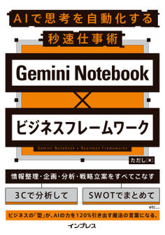 Gemini Notebook×ビジネスフレームワーク AIで思考を自動化する秒速仕事術