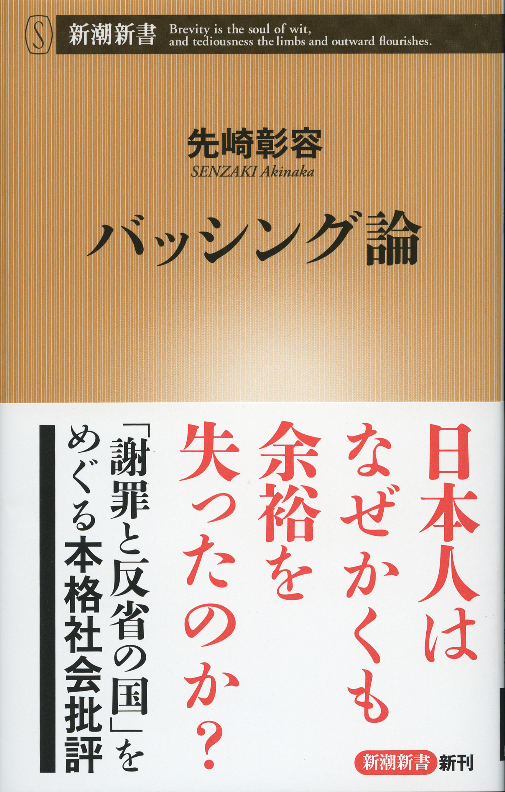 バッシング論（新潮新書）