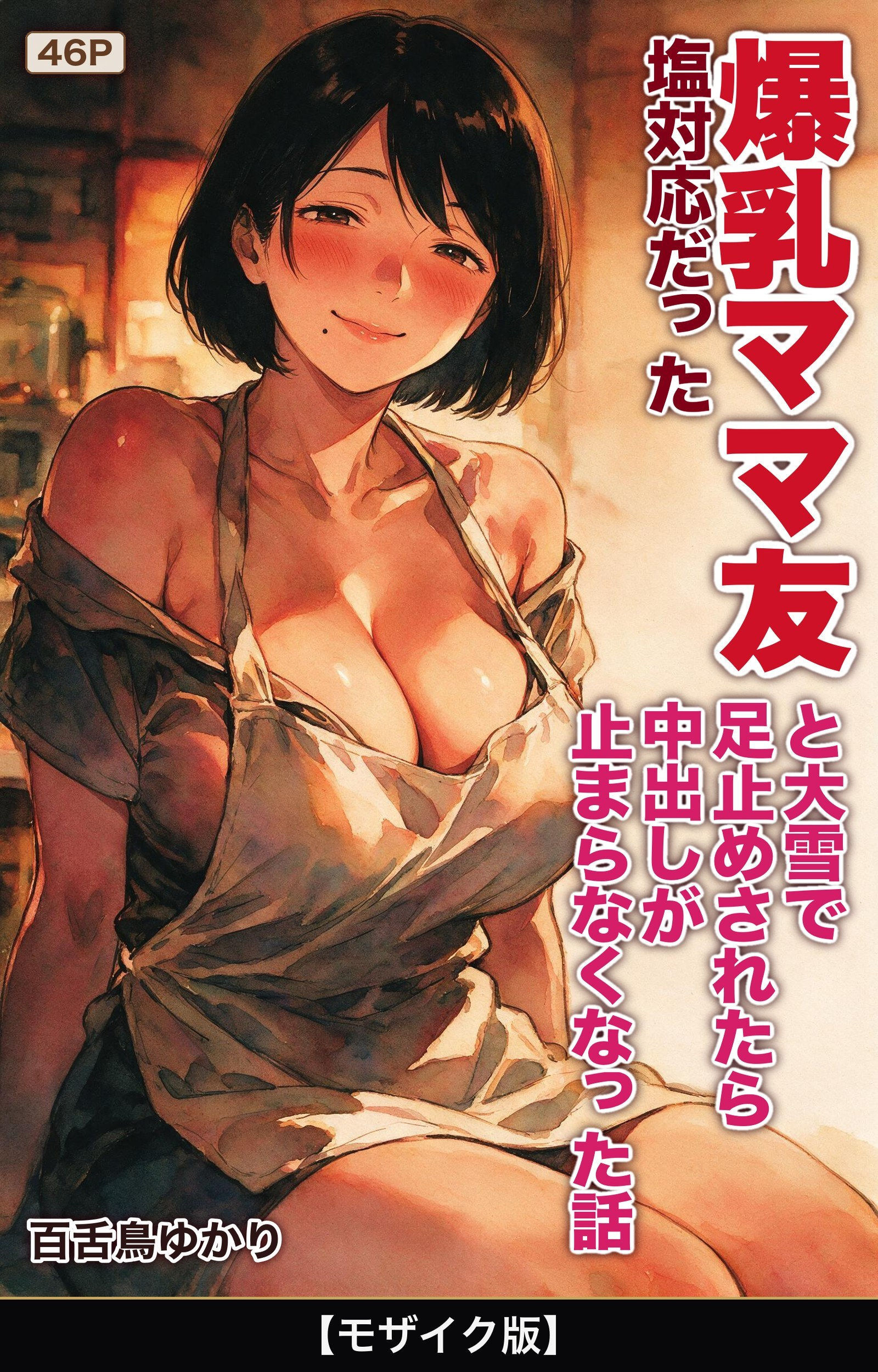 塩対応だった爆乳ママ友と大雪で足止めされたら中出しが止まらなくなった話【モザイク版】