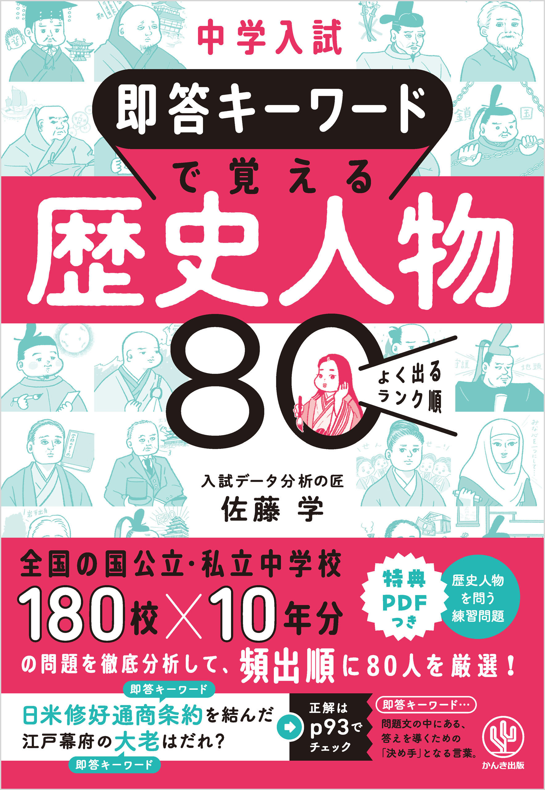 中学入試  即答キーワードで覚える  歴史人物 80