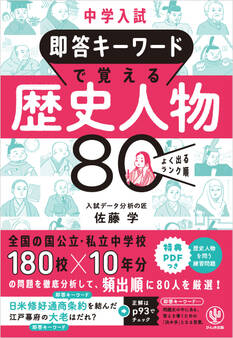 中学入試 即答キーワードで覚える 歴史人物 80