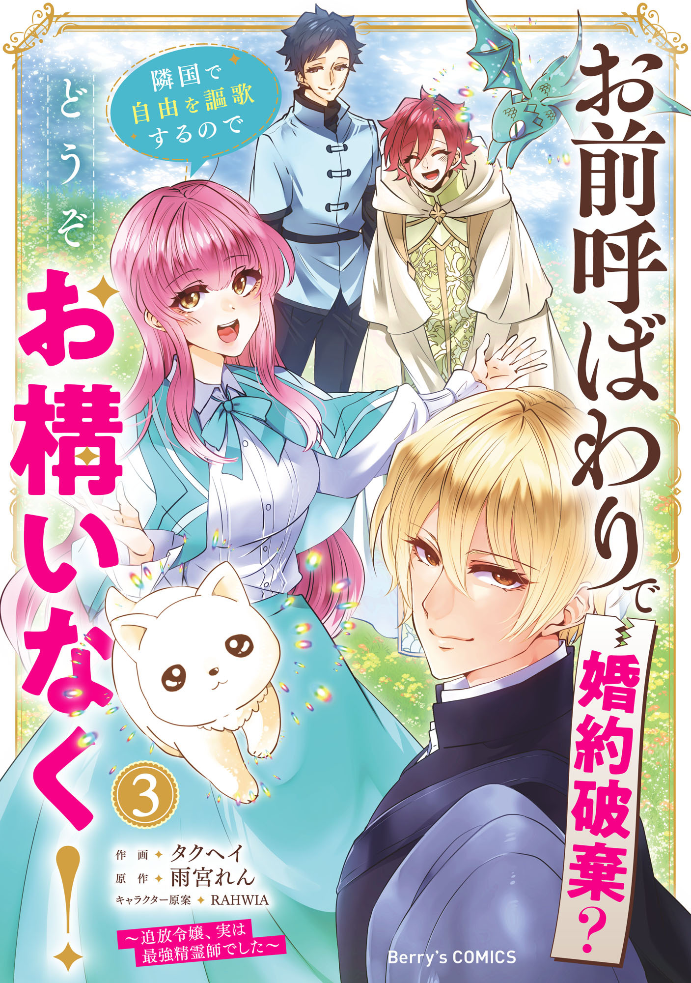 お前呼ばわりで婚約破棄？隣国で自由を謳歌するのでどうぞお構いなく！～追放令嬢、実は最強精霊師でした～3巻