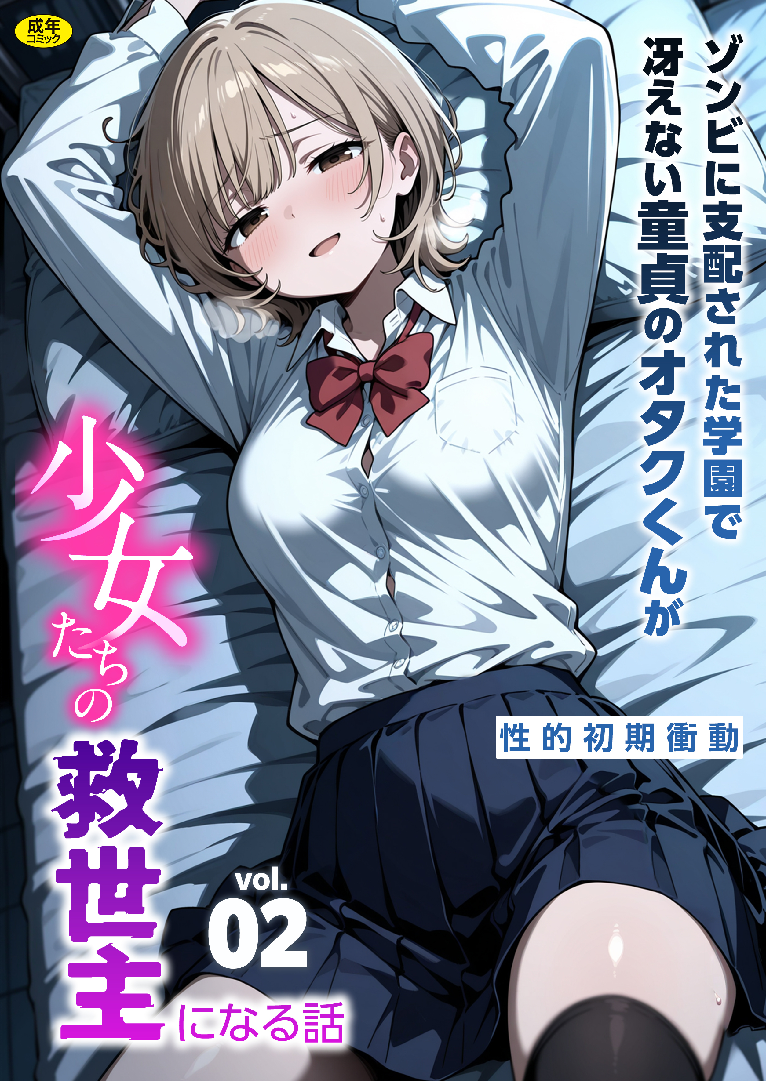 ゾンビに支配された学園で冴えない童貞のオタク君が少女たちの救世主になる話(2)【18禁】