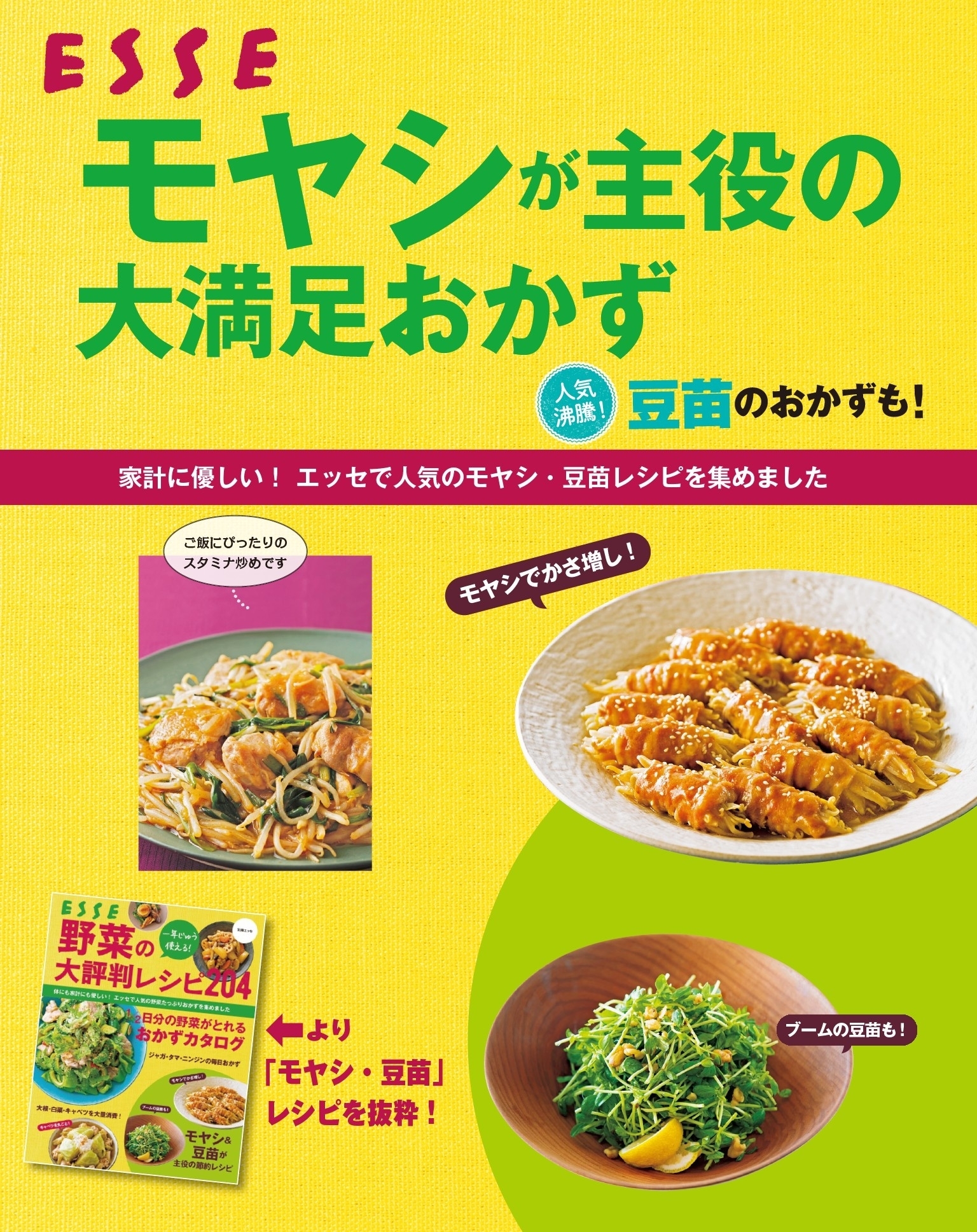 モヤシが主役の大満足おかず