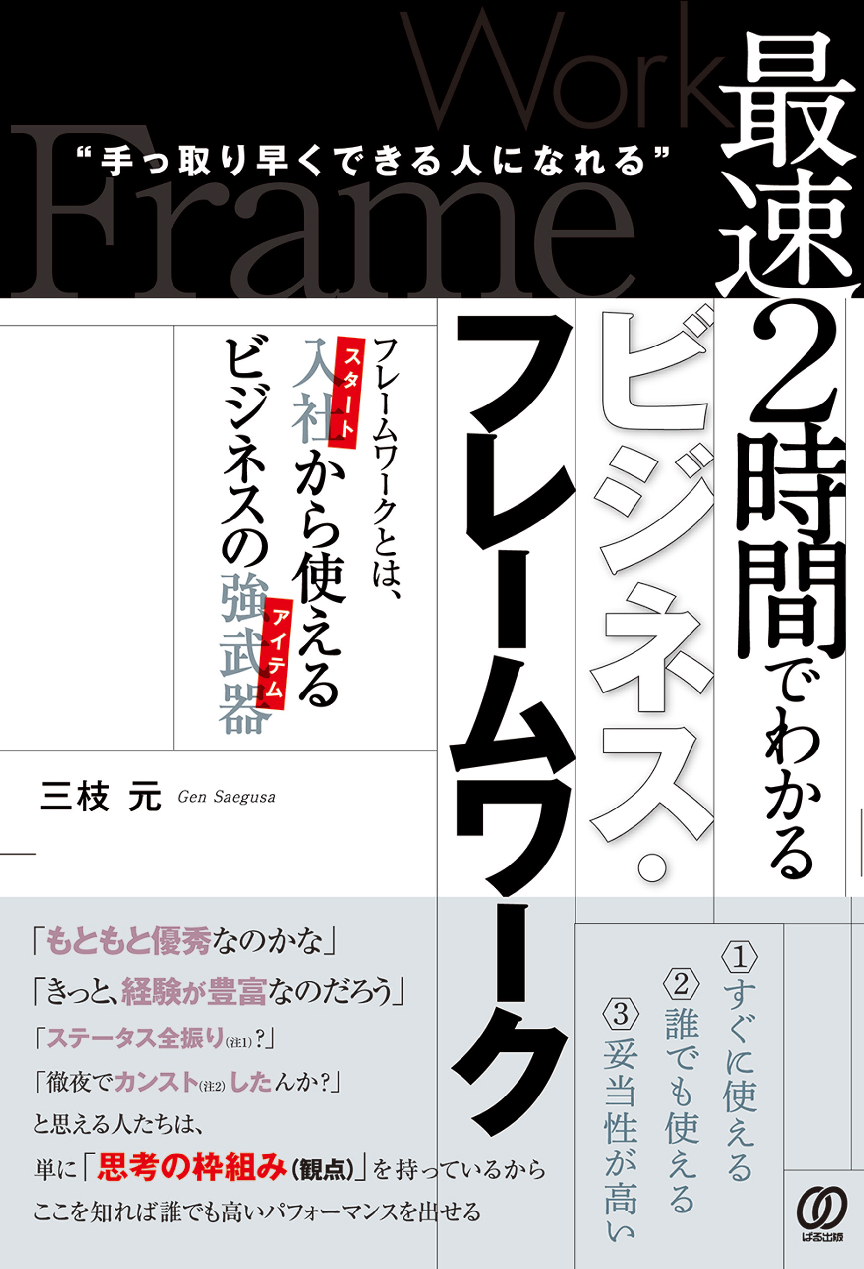 最速2時間でわかるビジネス・フレームワーク