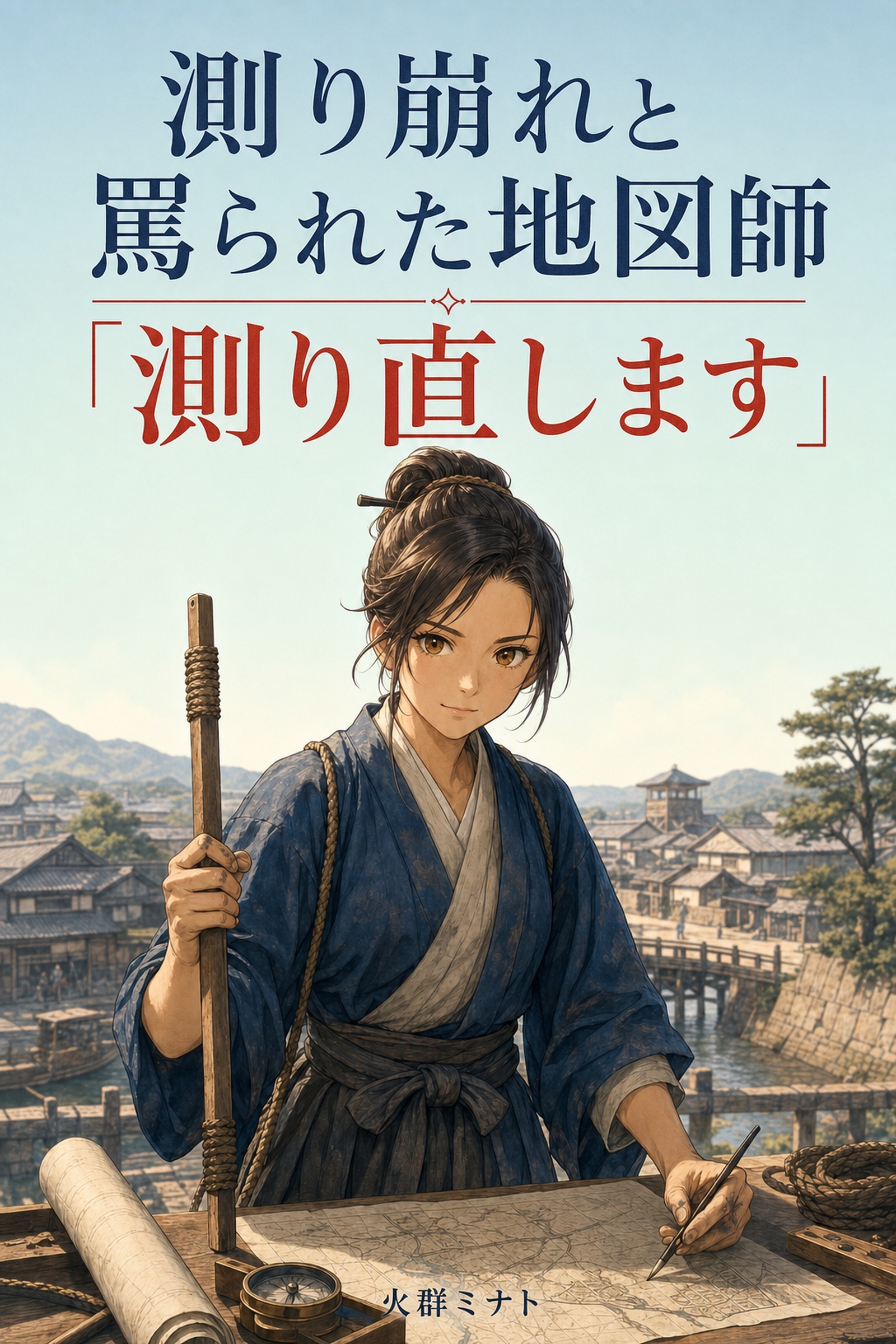 「測り崩れ」と代官に罵られた地図師ですが、三つの町の里程を測り直したら、代官が彫り直した道標の一里ぶんが二十年前から消えていました