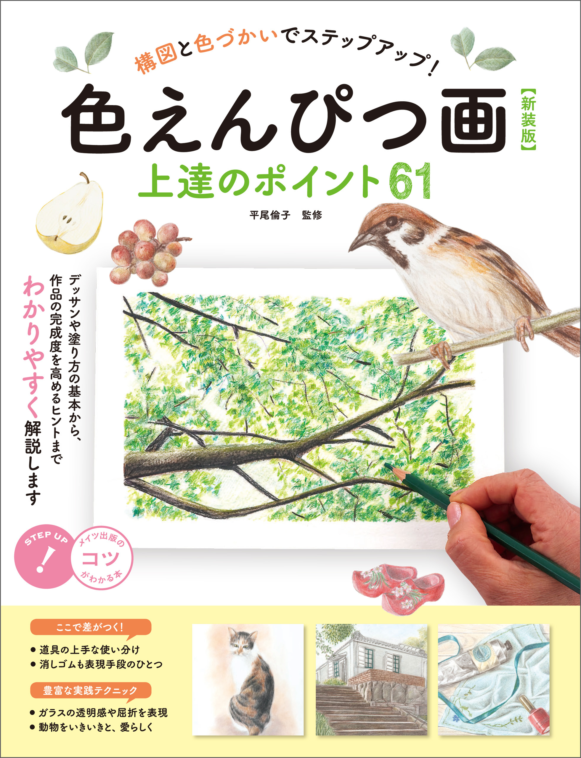 色えんぴつ画　上達のポイント61　新装版　構図と色づかいでステップアップ！