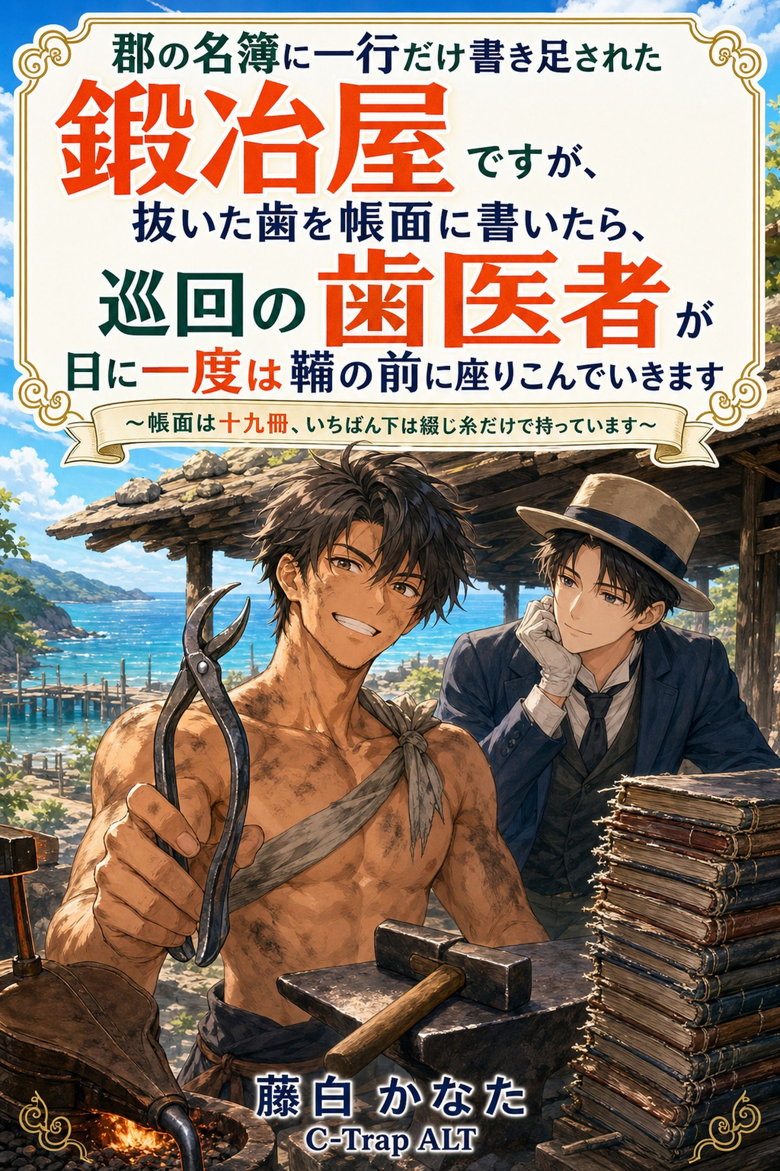 郡の名簿に一行だけ書き足された鍛冶屋ですが、抜いた歯を帳面に書いたら、巡回の歯医者が日に一度は鞴の前に座りこんでいきます