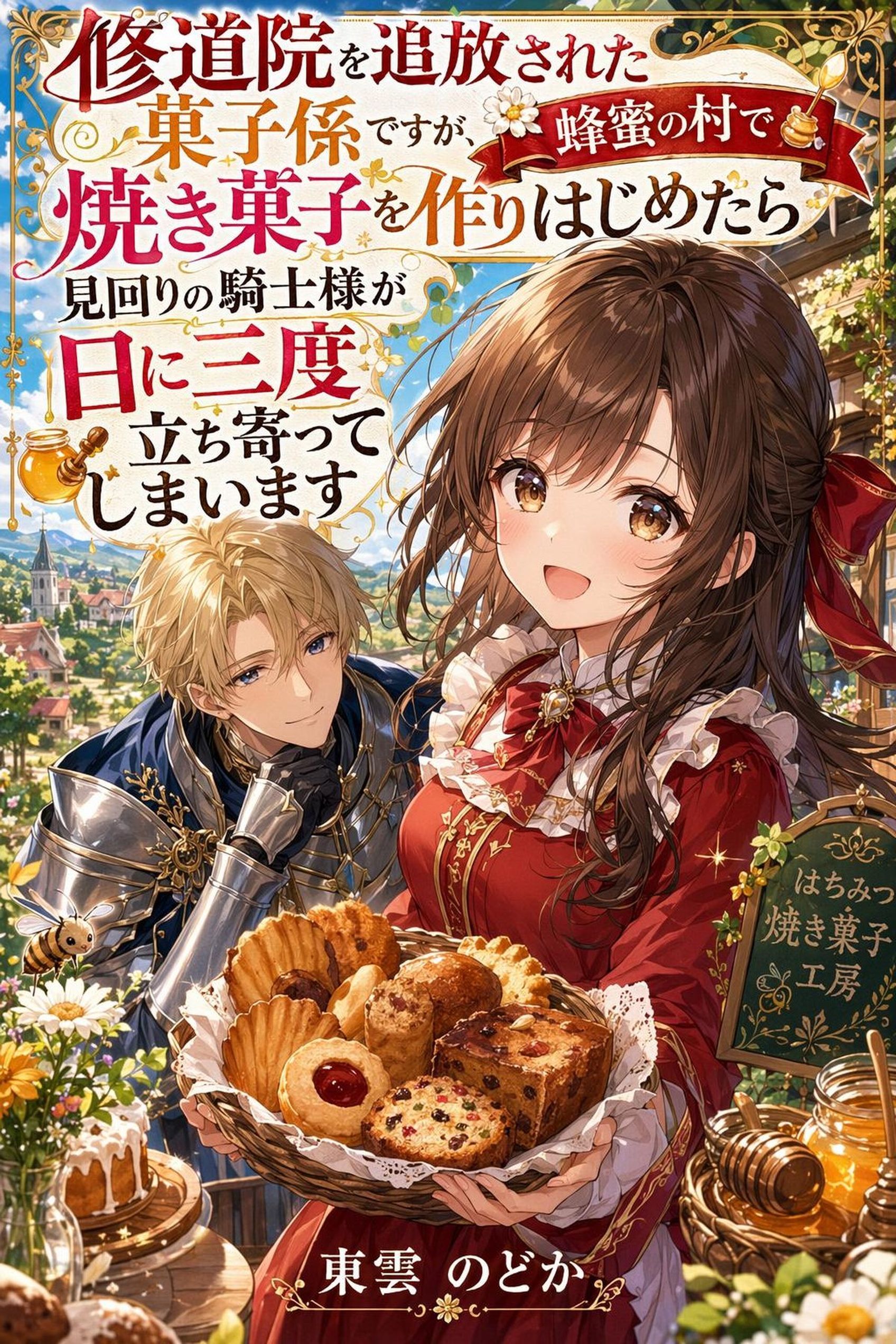 修道院を追放された菓子係ですが、蜂蜜の村で焼き菓子を作りはじめたら見回りの騎士様が日に三度立ち寄ってしまいます