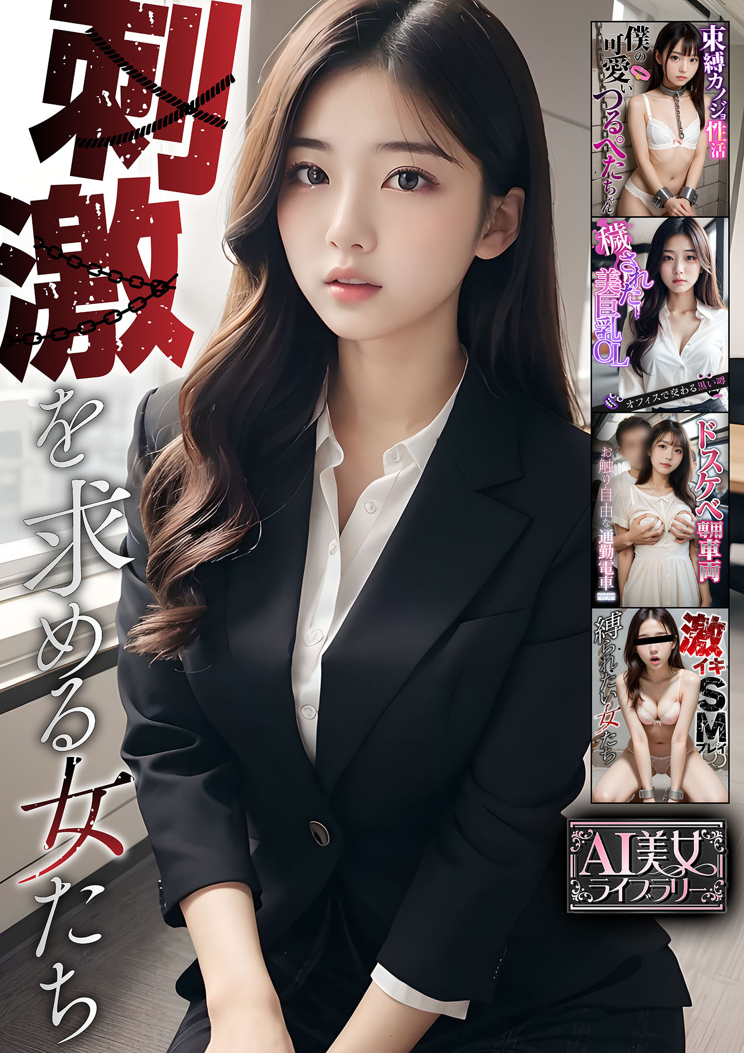 刺激を求める女たち【AI美女ライブラリー】