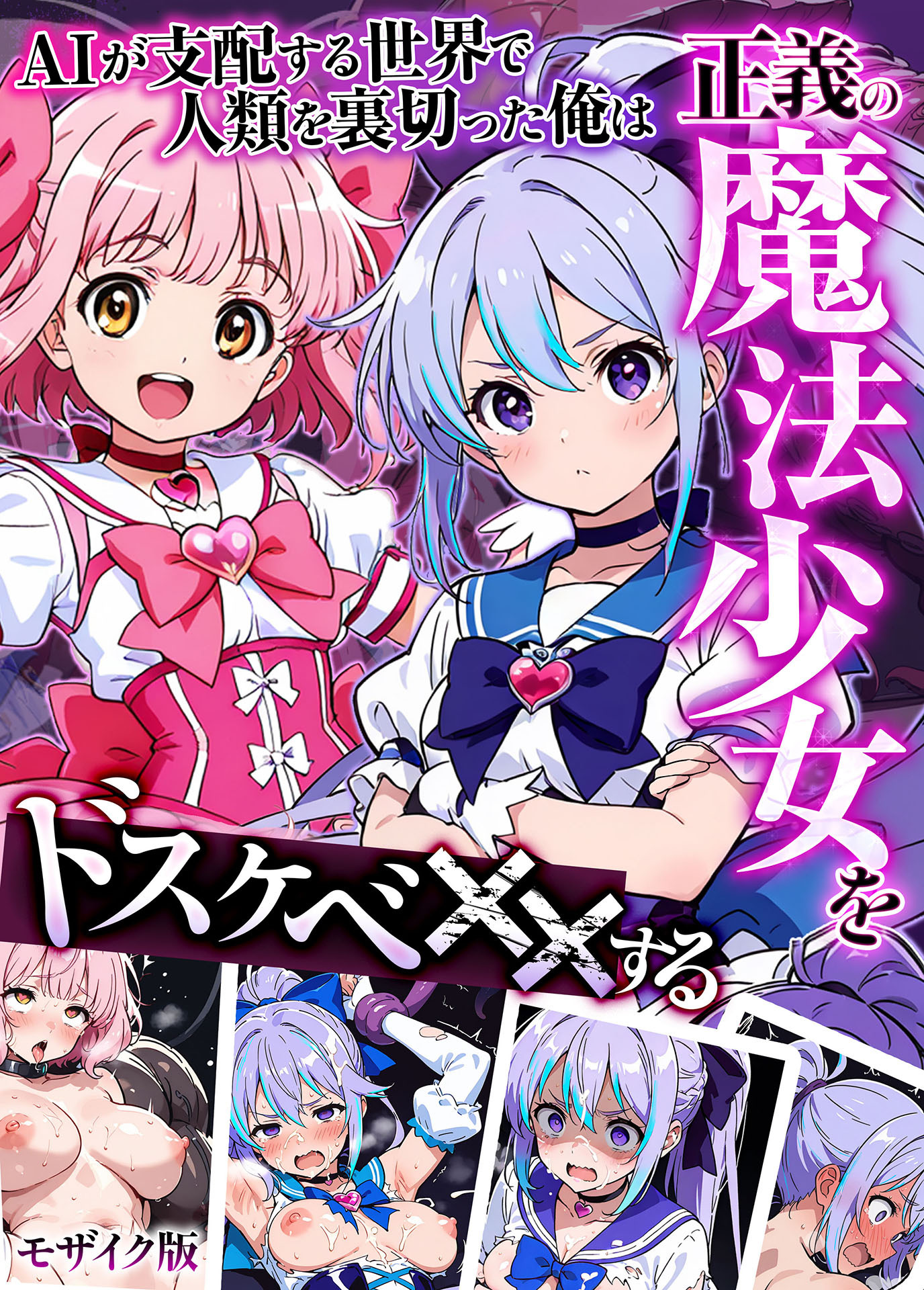 【期間限定　試し読み増量版】AIが支配する世界で人類を裏切った俺は正義の魔法少女をドスケベ●●する モザイク版