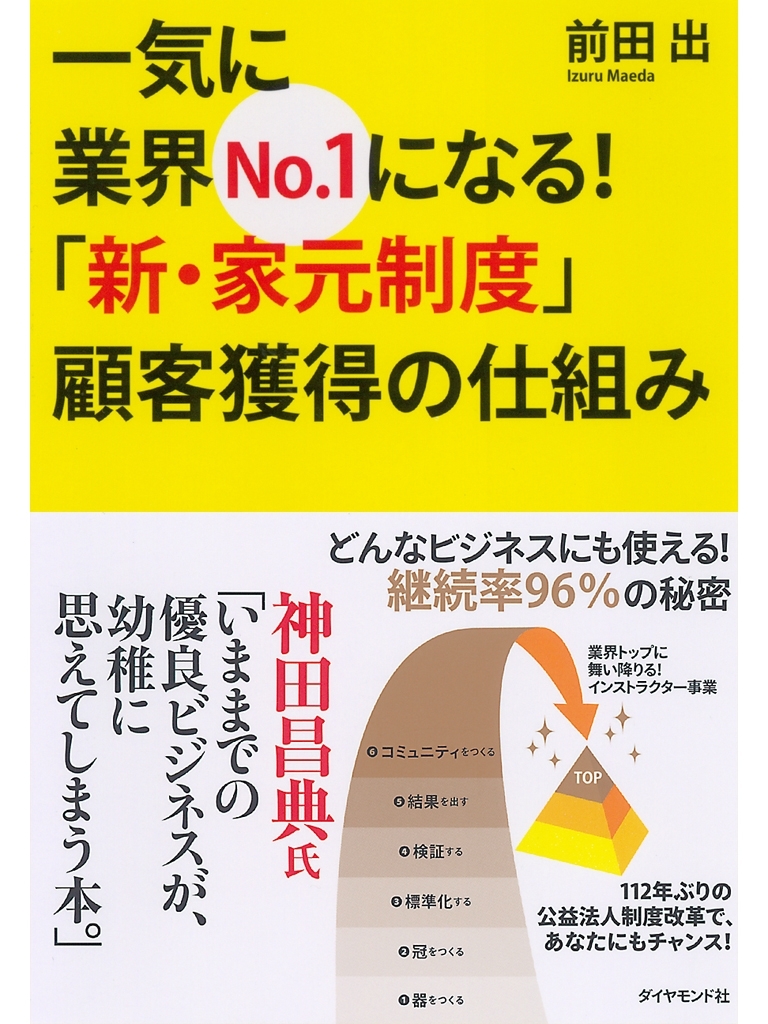 一気に業界No.1になる！「新・家元制度」顧客獲得の仕組み