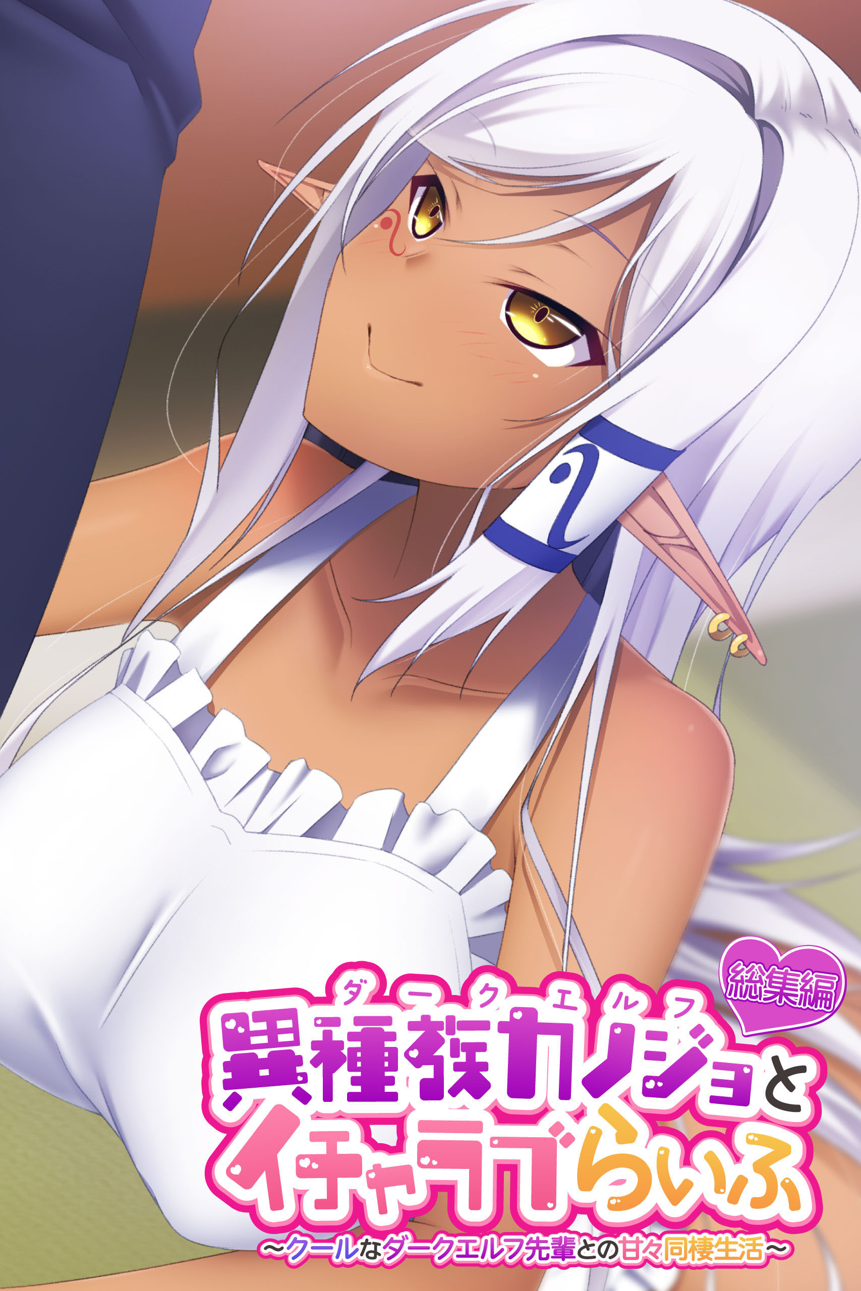 異種族カノジョ（ダークエルフ）とイチャラブらいふ ～クールなダークエルフ先輩との甘々同棲生活～ 総集編