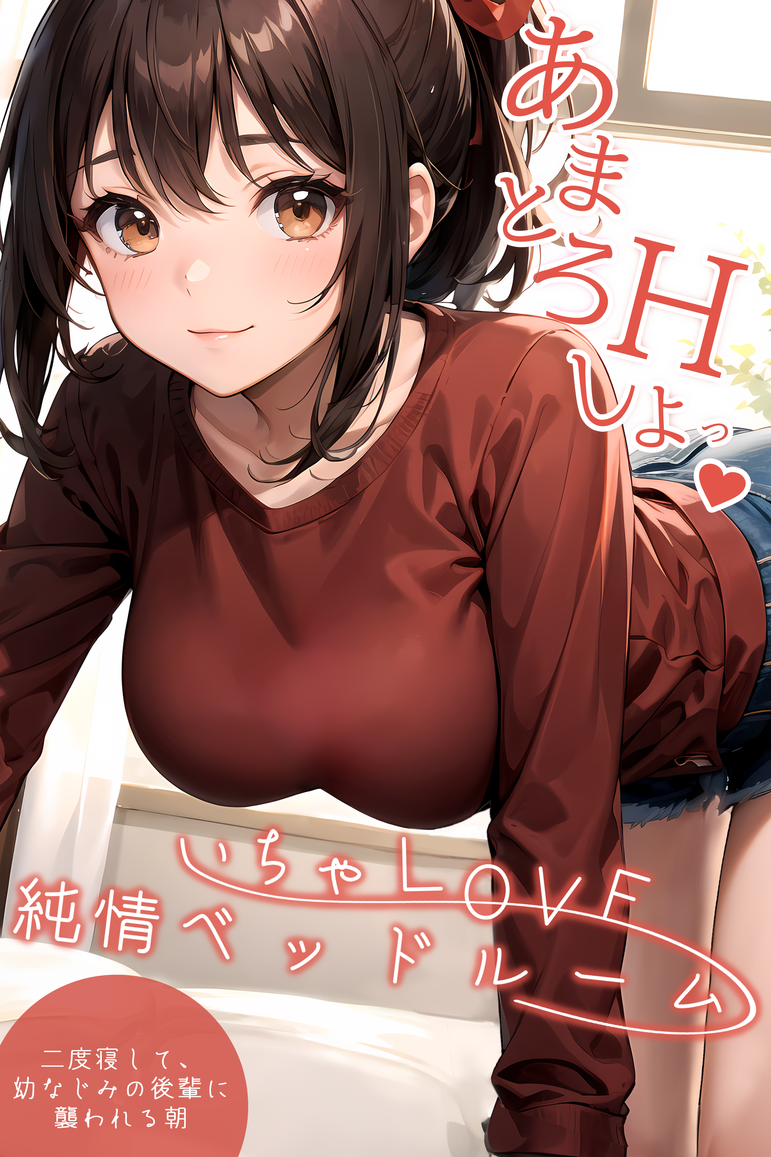 いちゃLOVE純情ベッドルーム ～二度寝して、幼なじみの後輩に襲われる朝～ 【タテヨミ】