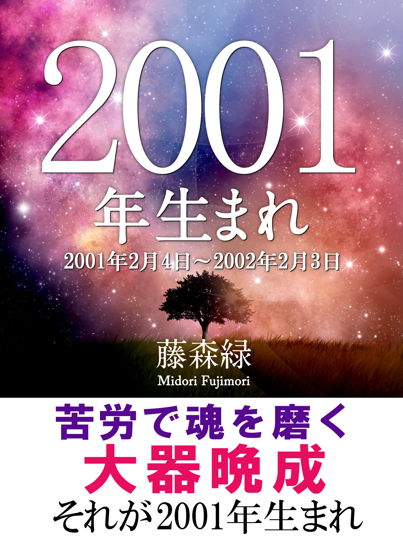 2001年（2月4日～2002年2月3日）生まれの人の運勢