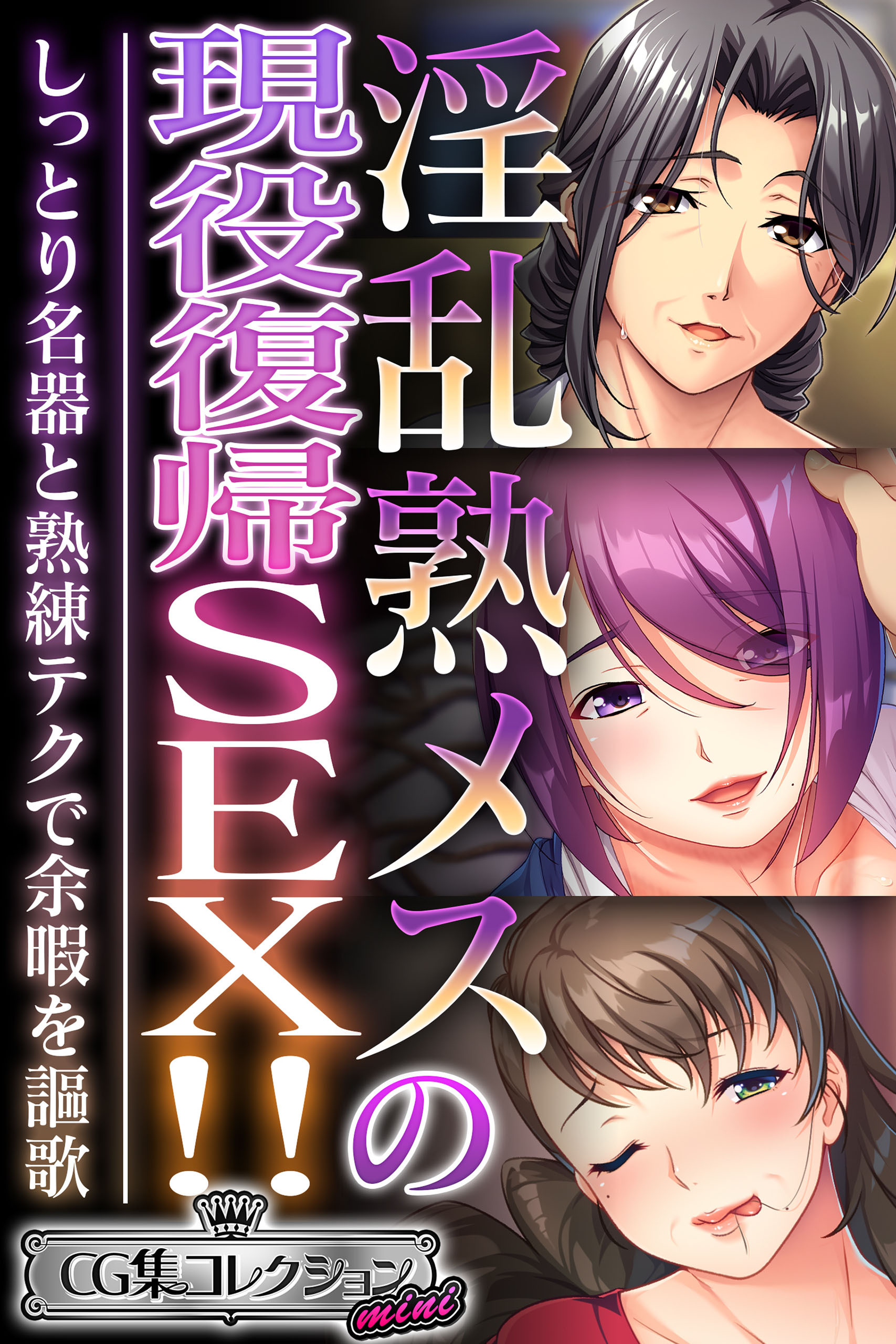 淫乱熟メスの現役復帰SEX！！ ～しっとり名器と熟練テクで余暇を謳歌～【CG集コレクション ミニ】