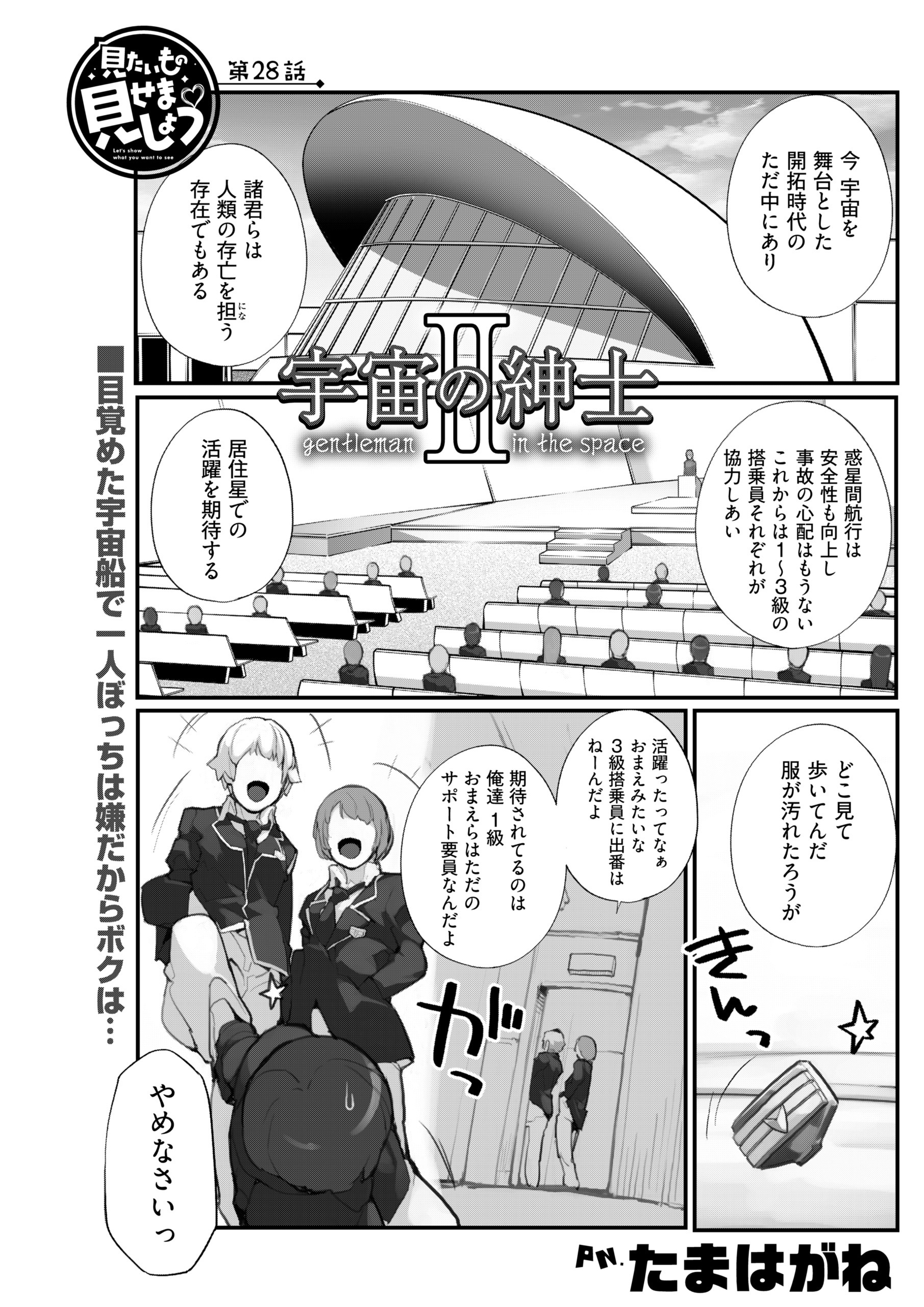 見たいもの見せましょう〈連載版〉第28話　宇宙の紳士2