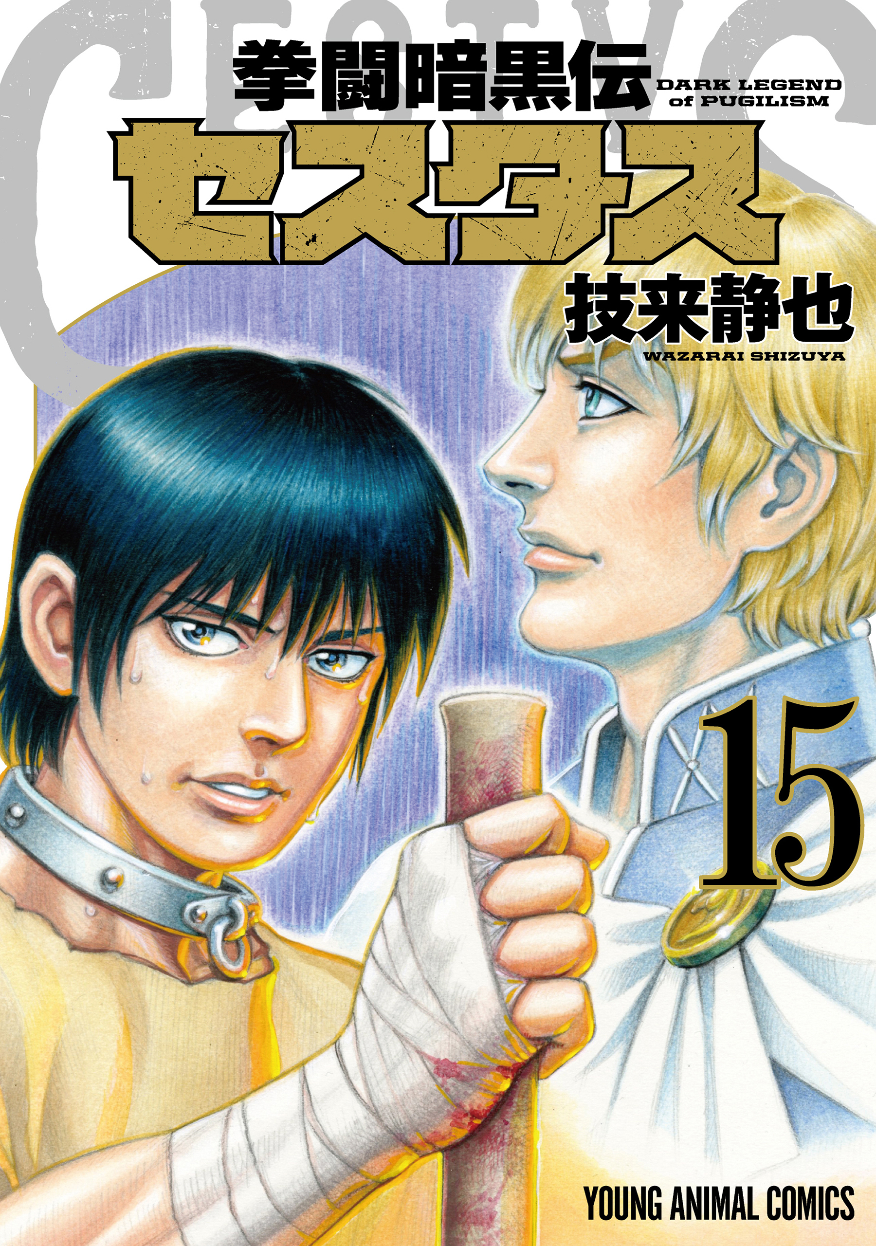 拳闘暗黒伝セスタス1～15 全巻 拳奴死闘伝1～8巻 中古 技来静也