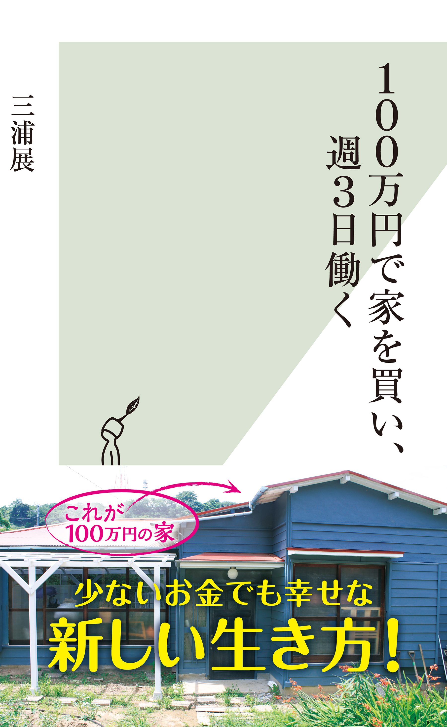 100万円で家を買い、週3日働く