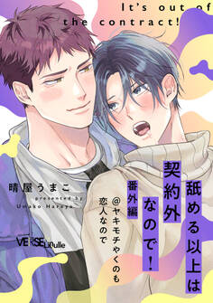 舐める以上は契約外なので!