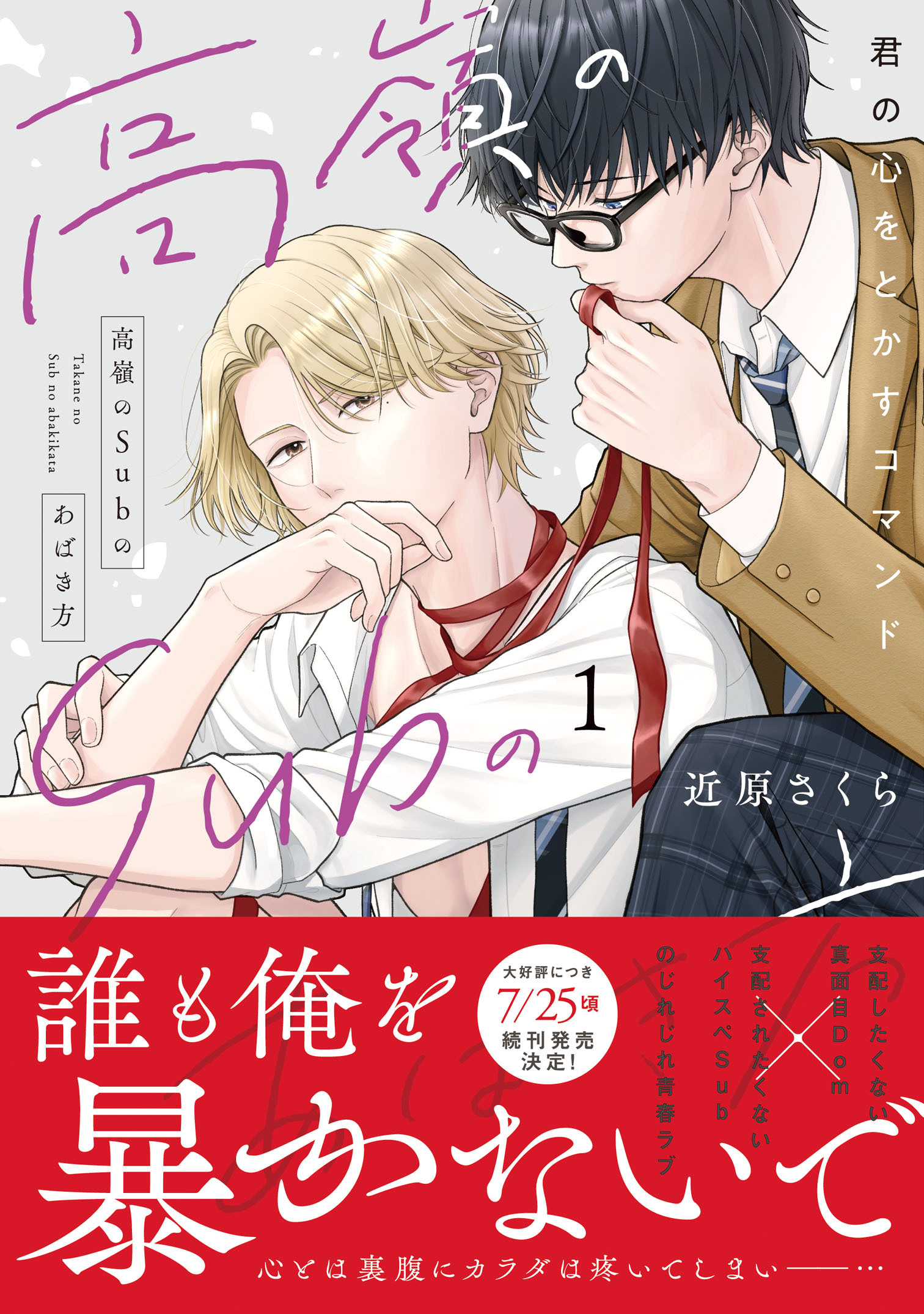 【期間限定　試し読み増量版　閲覧期限2026年9月7日】高嶺のSubのあばき方【単行本版】1君の心をとかすコマンド【電子限定特典付き】