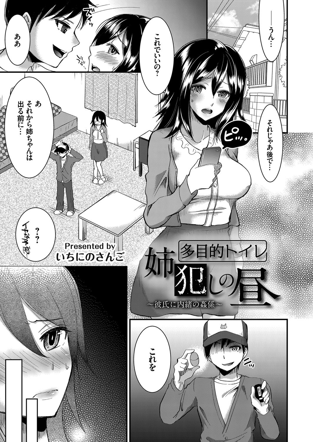 多目的トイレ姉犯しの昼 ～彼氏に内緒の姦係～