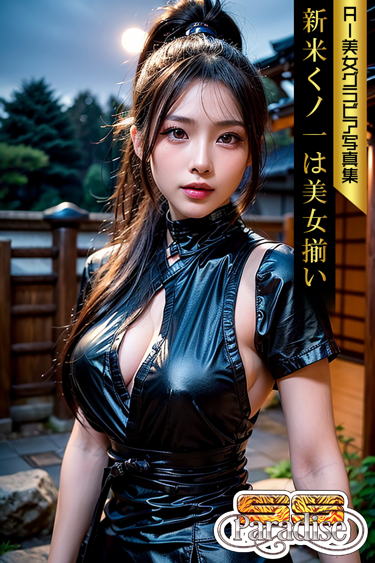 新米くノ一は美女揃い　AI美女グラビア写真集【SS-Paradise】