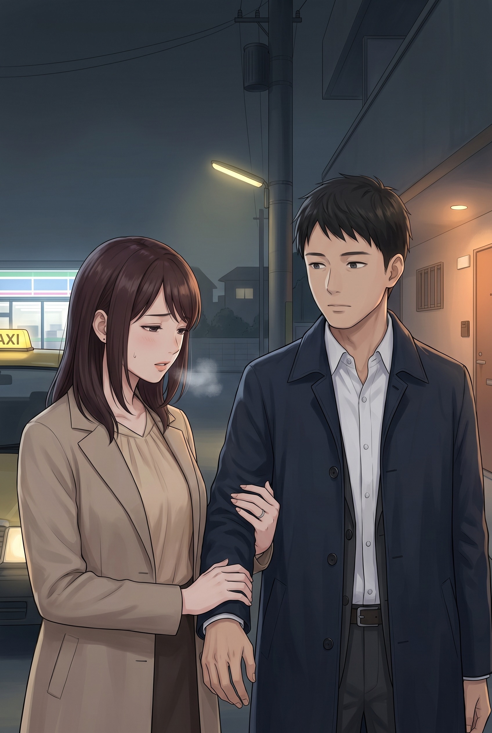 終電を逃した彼女を、俺は今夜だけ連れて帰る