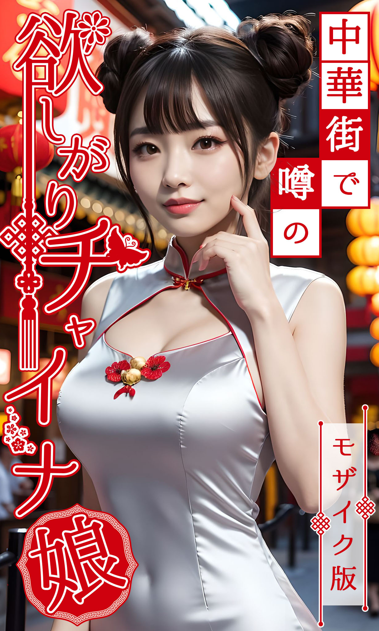 中華街で噂の欲しがりチャイナ娘 モザイク版